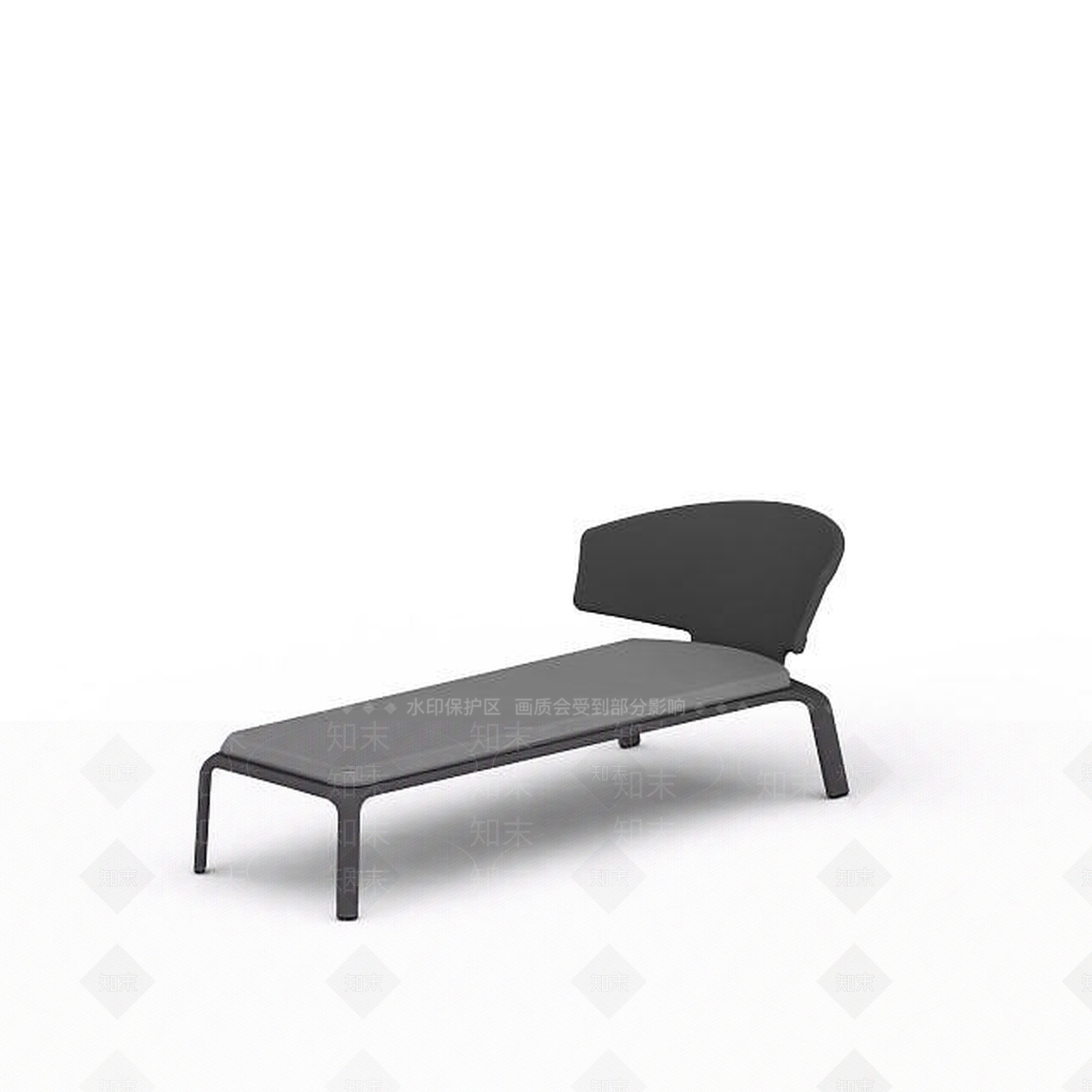 现代书桌椅3D模型下载【ID:1199932298】