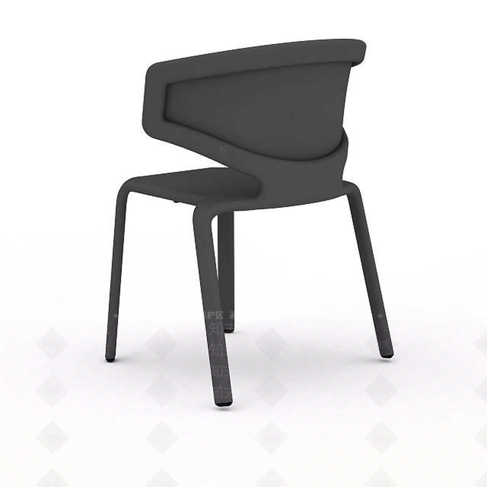 现代书桌椅3D模型下载【ID:1199937977】