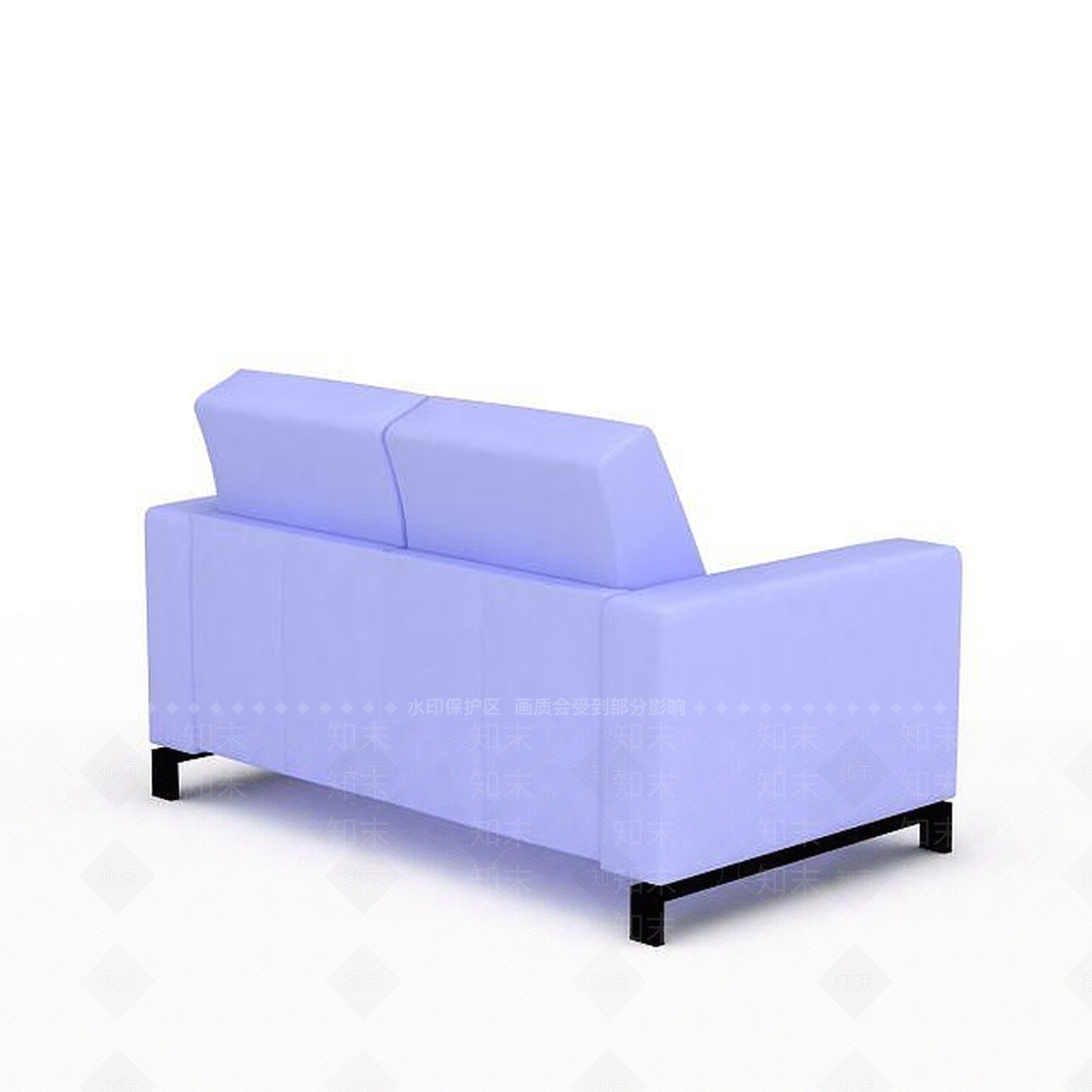 现代双人沙发3D模型下载【ID:1199937913】