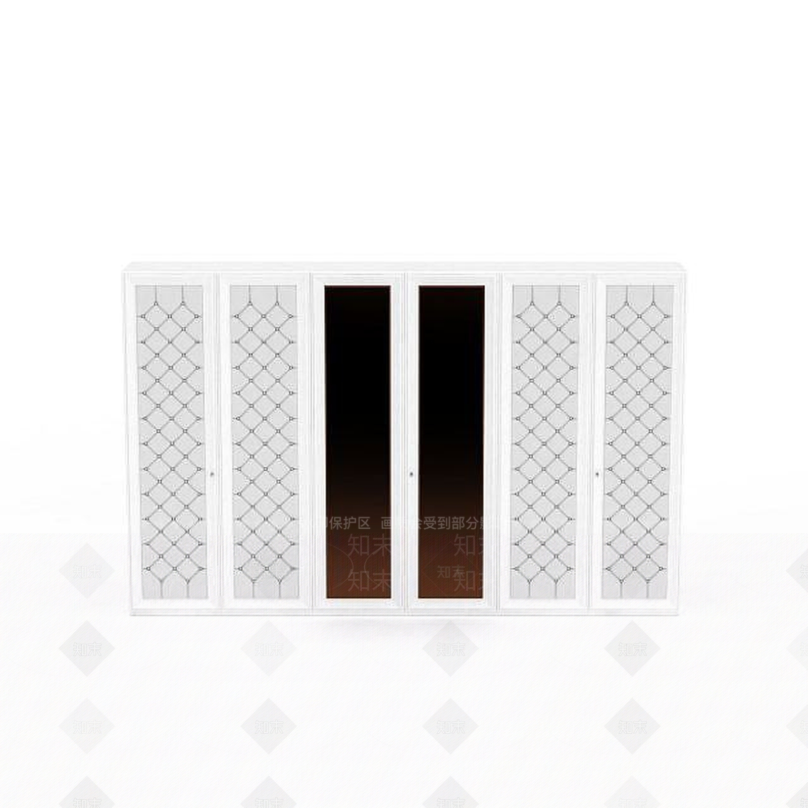 现代衣柜3D模型下载【ID:1200106724】