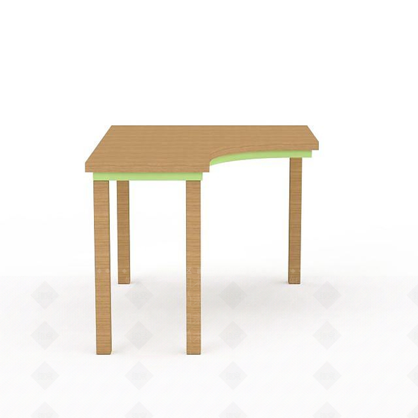 现代书桌3D模型下载【ID:1195668308】