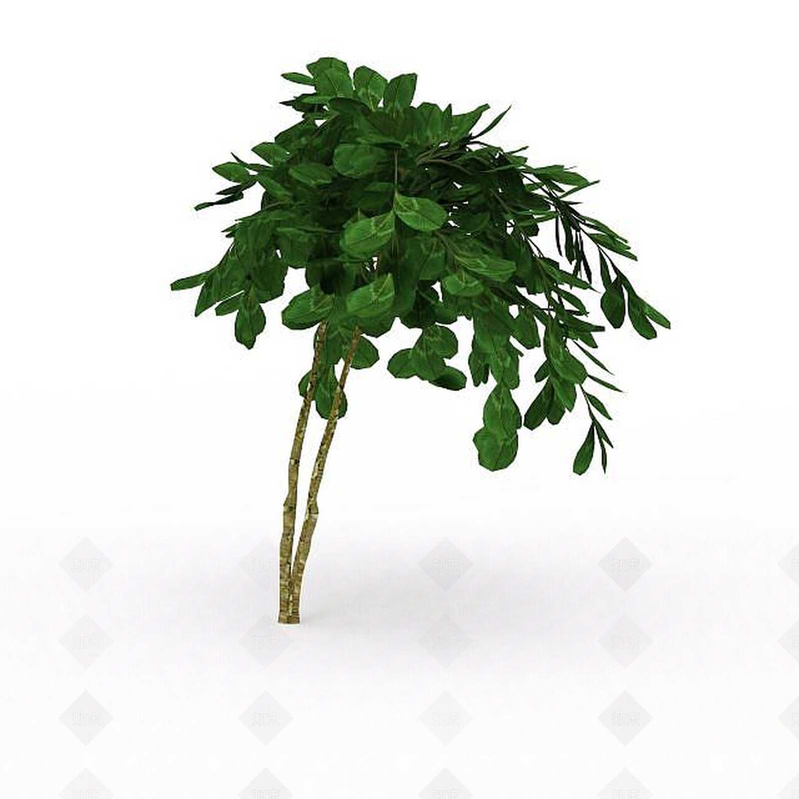 现代灌木3D模型下载【ID:1195670613】