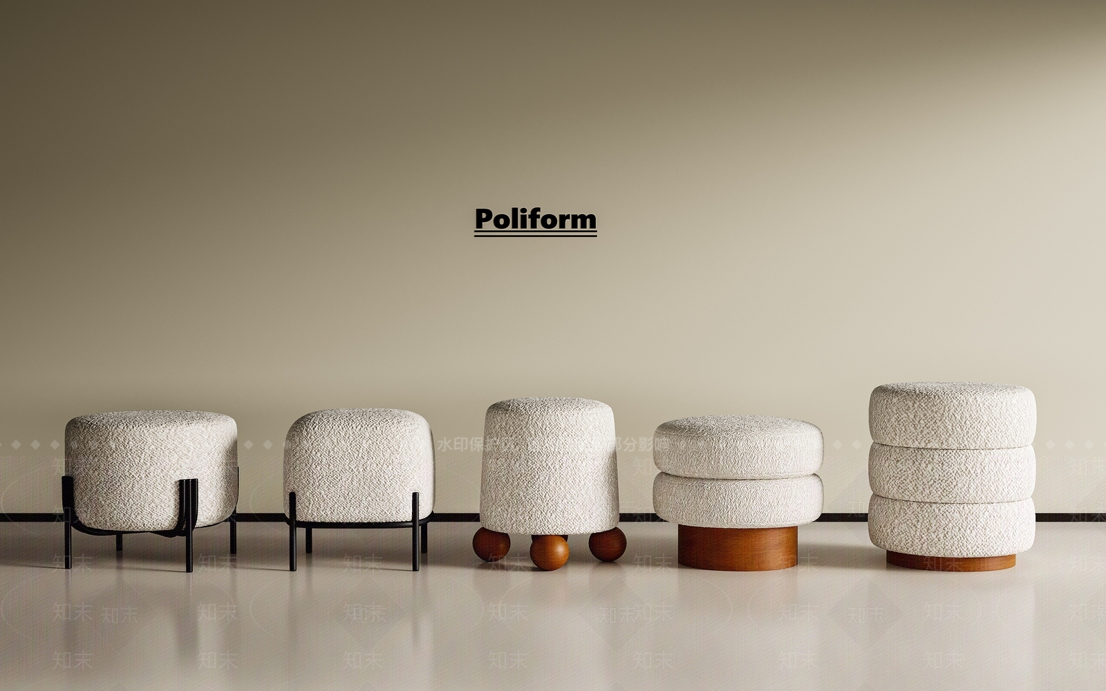 法式中古其他凳子3D模型下载【ID:1195673950】