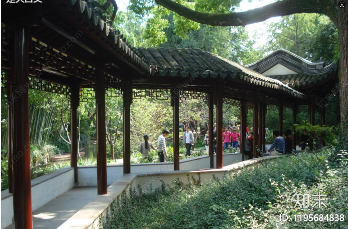 仿古建筑施工图下载【ID:1195684838】
