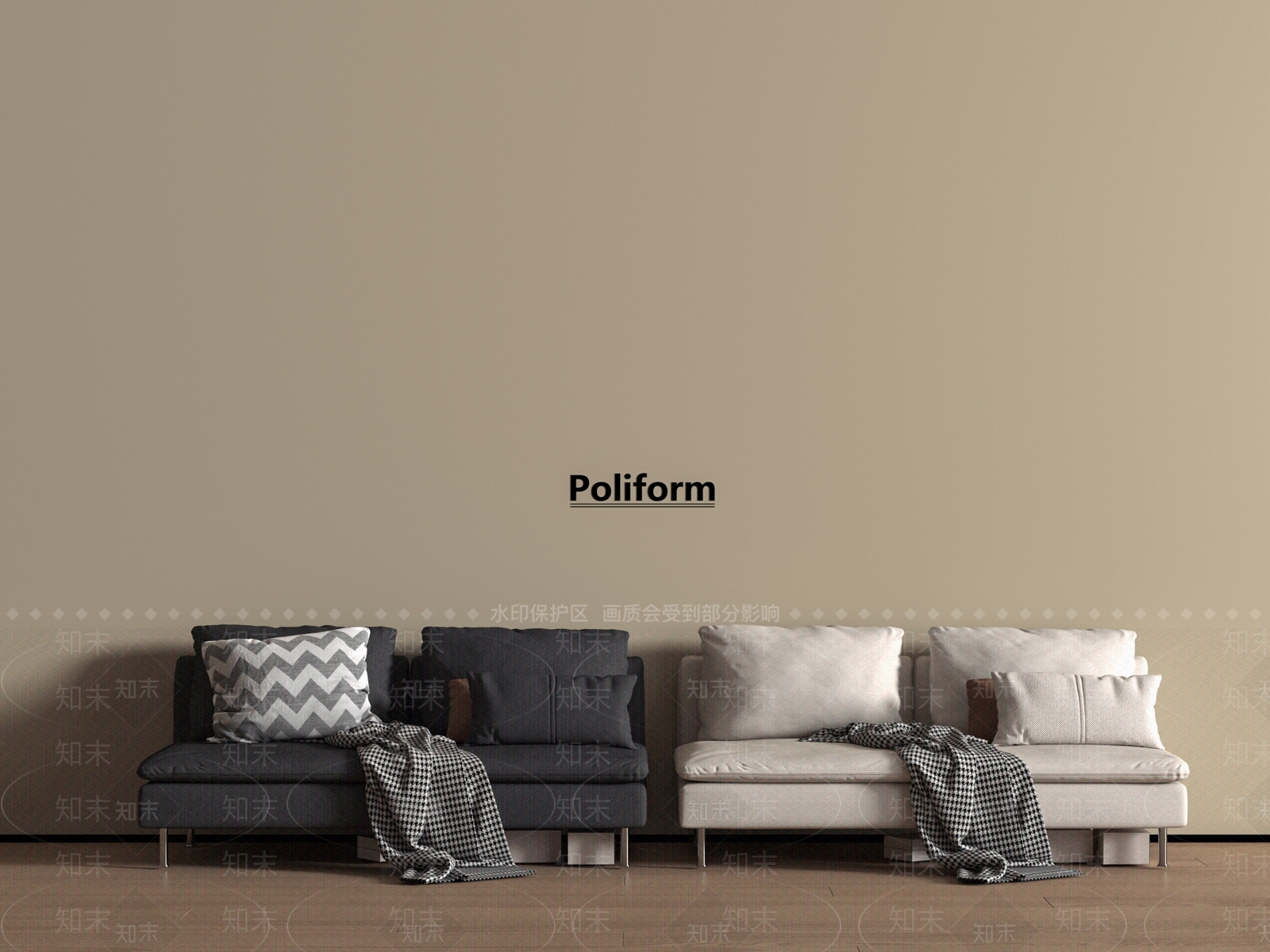 现代沙发床3D模型下载【ID:1195683150】