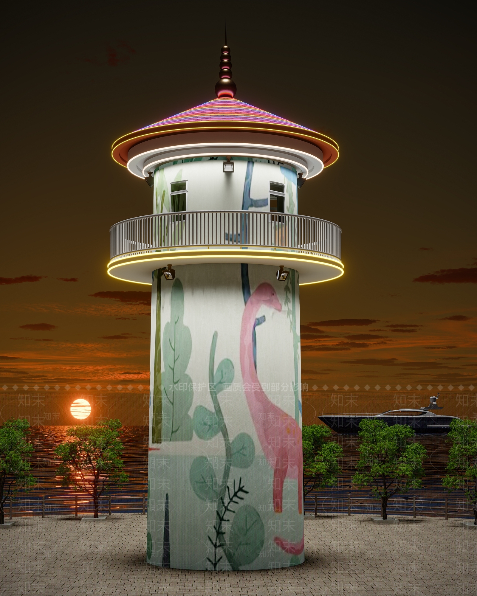 现代其他建筑外观3D模型下载【ID:1195683964】