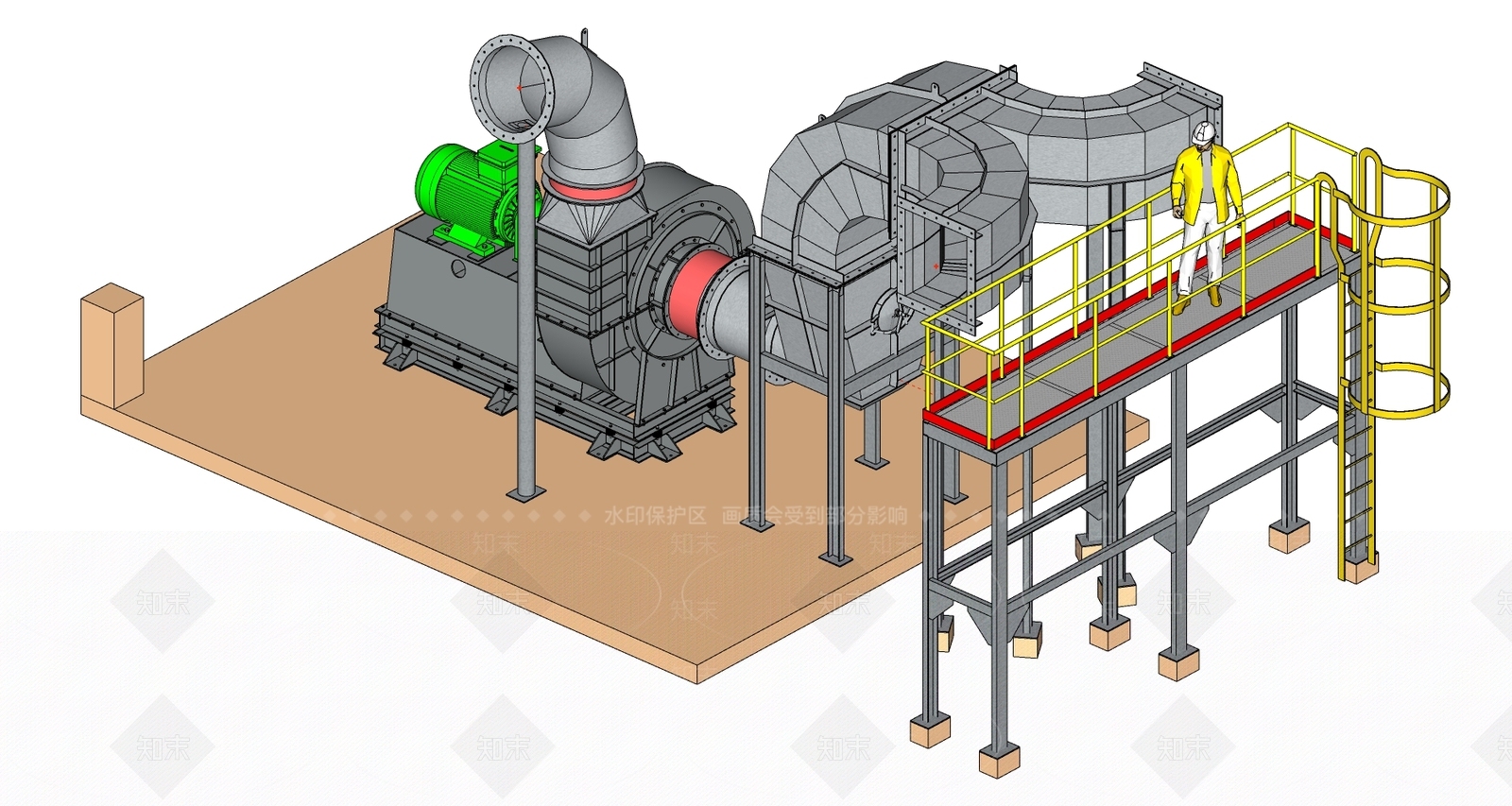机房SU模型下载【ID:1195685504】