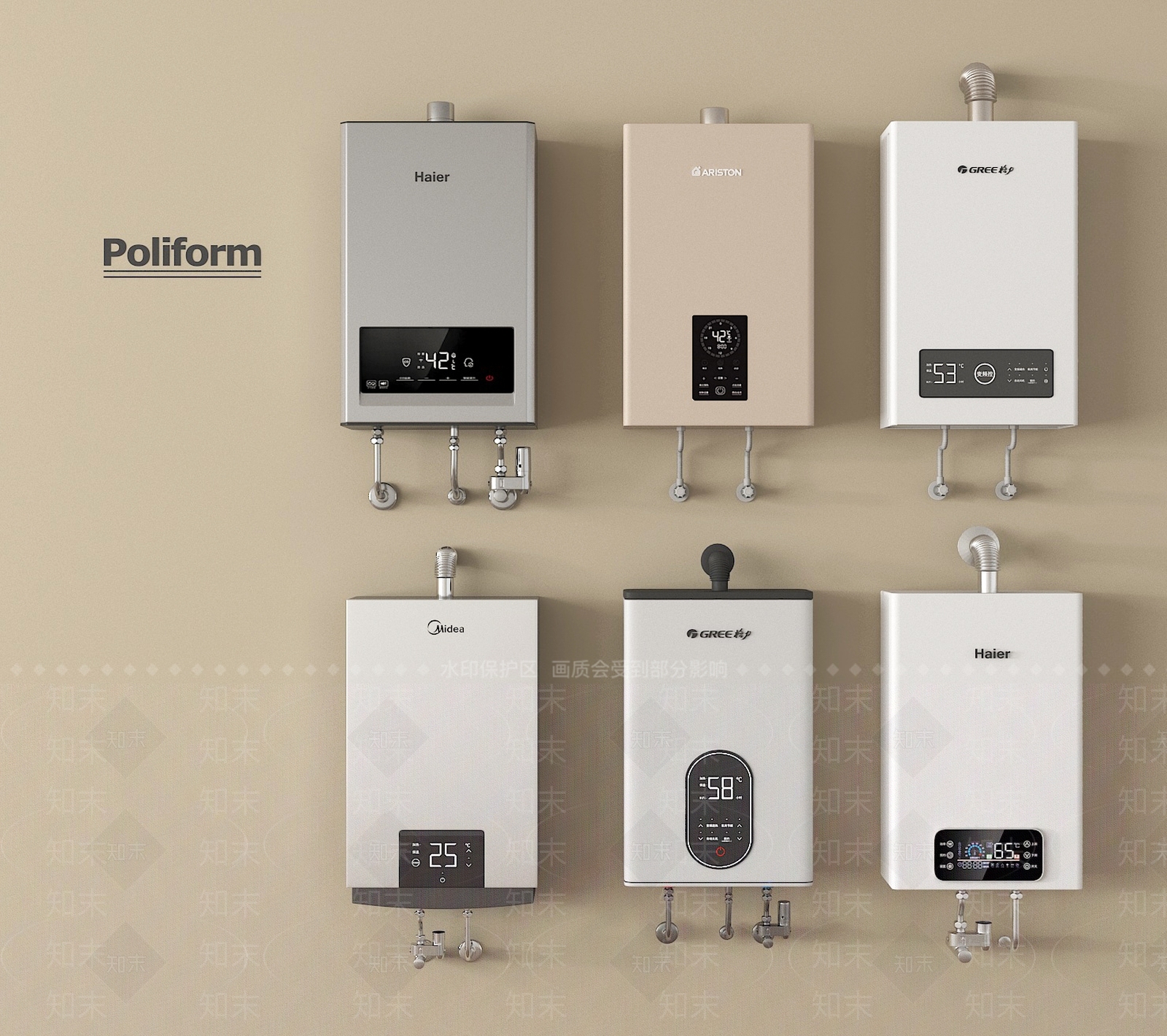 热水器SU模型下载【ID:1195687302】