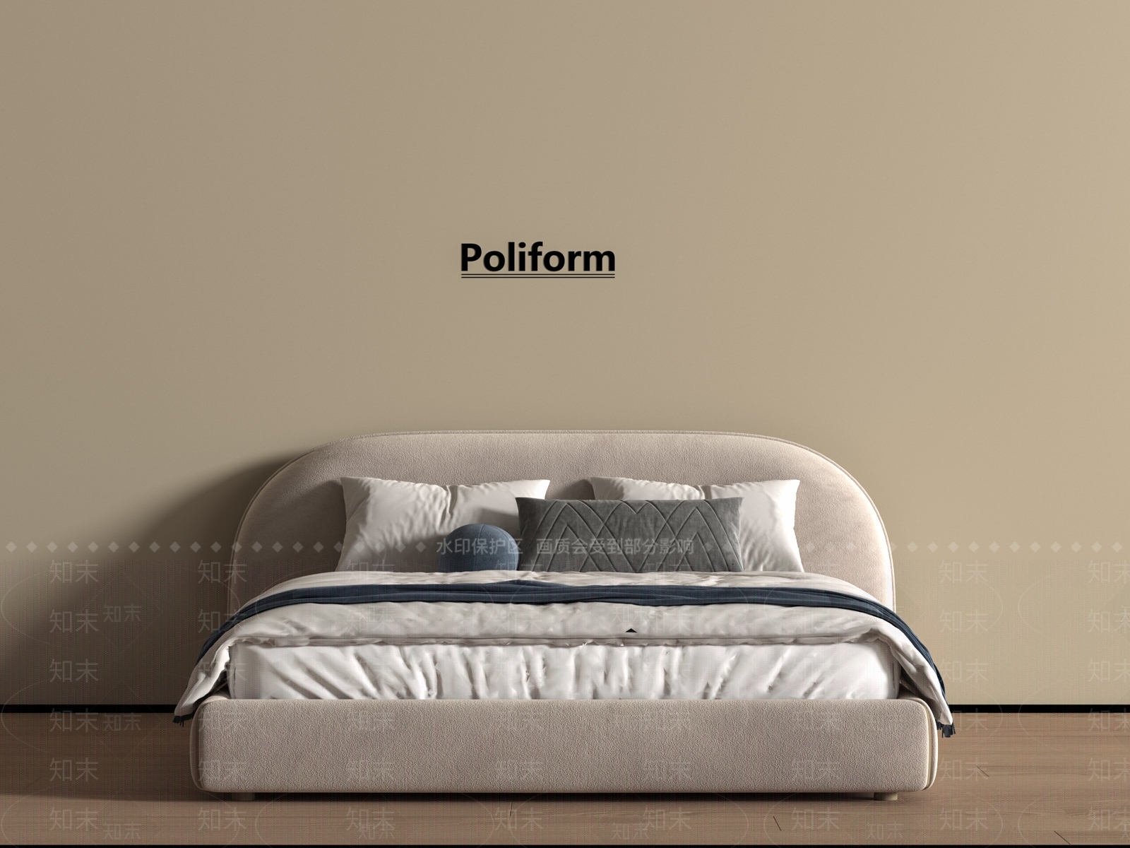 现代儿童床SU模型下载【ID:1195687917】