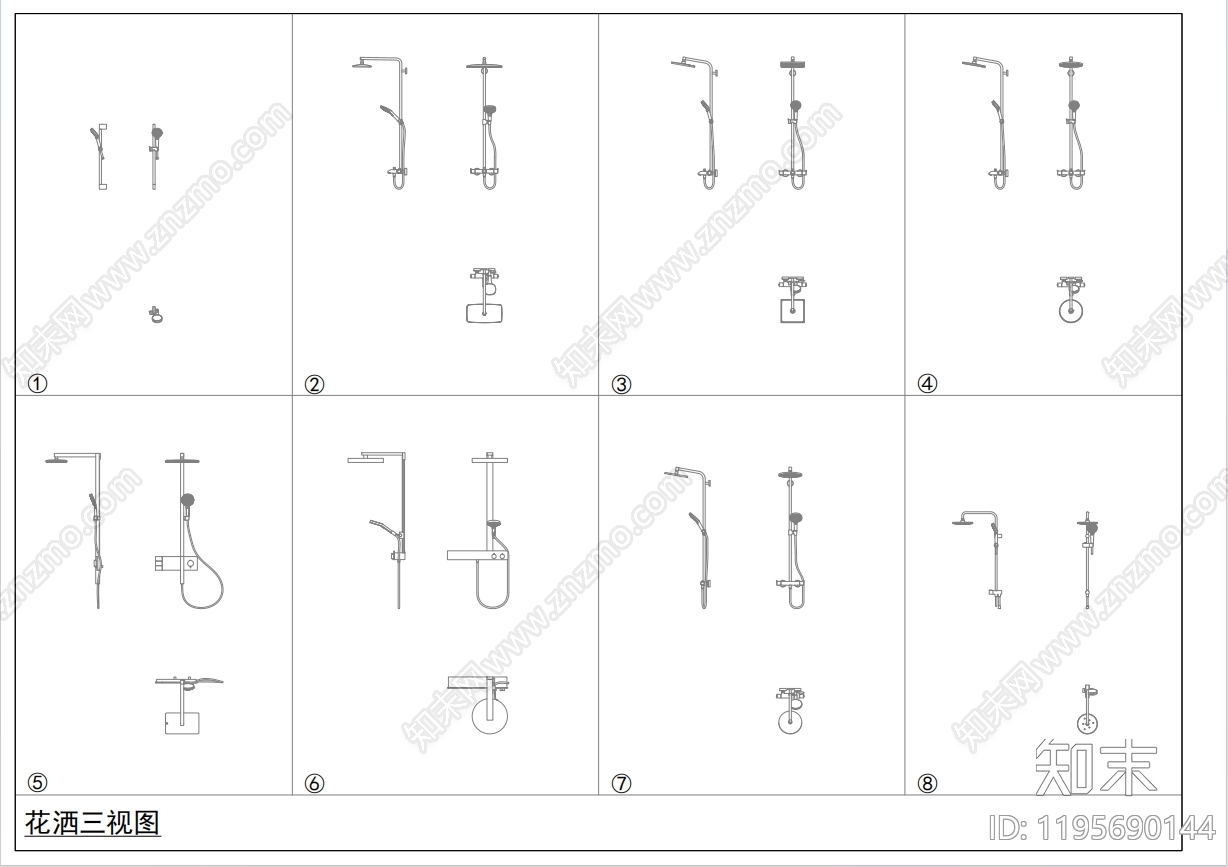 现代其他节点详图施工图下载【ID:1195690144】