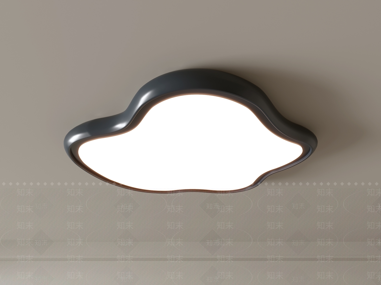 现代吸顶灯3D模型下载【ID:1195690885】