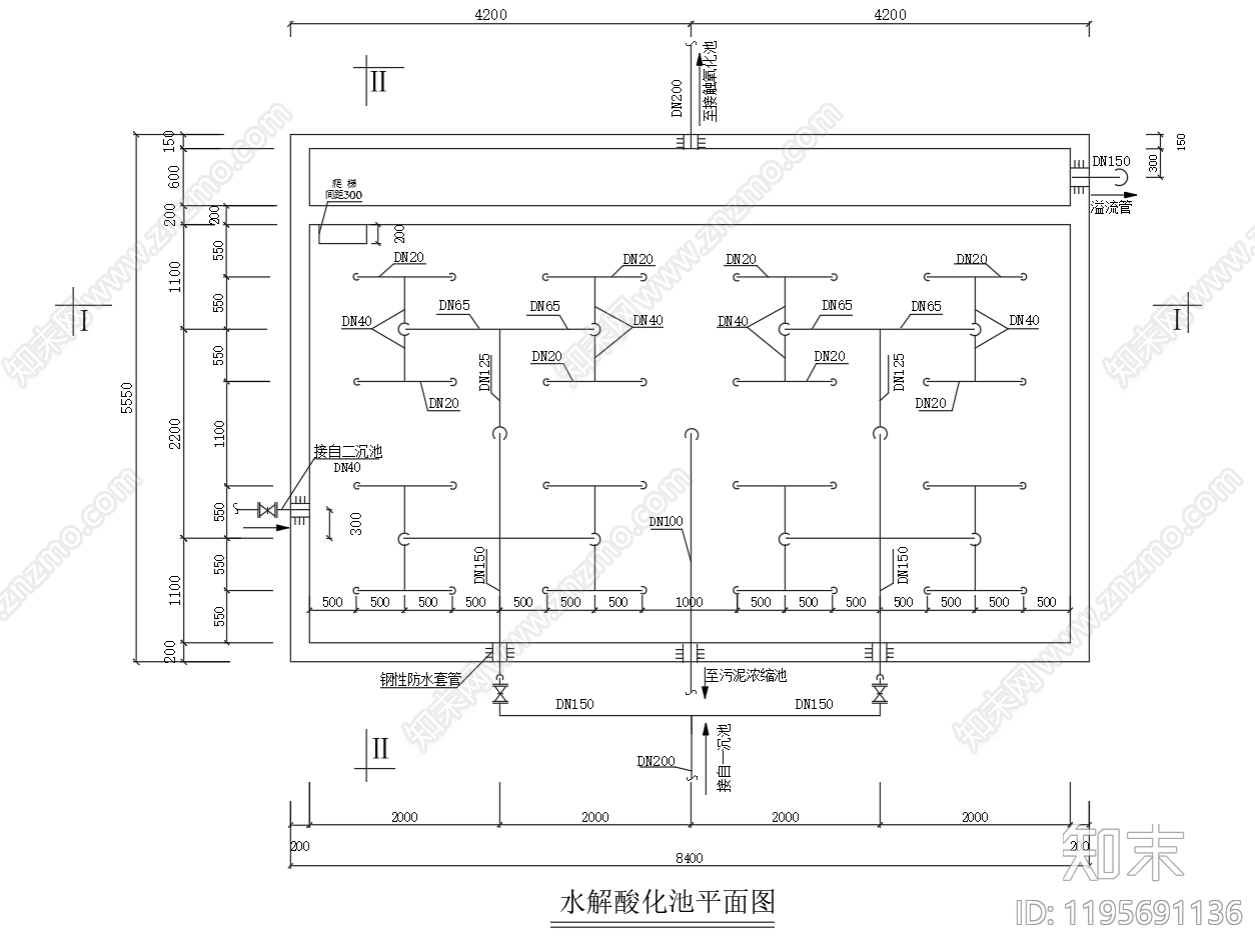 水处理cad施工图下载【ID:1195691136】