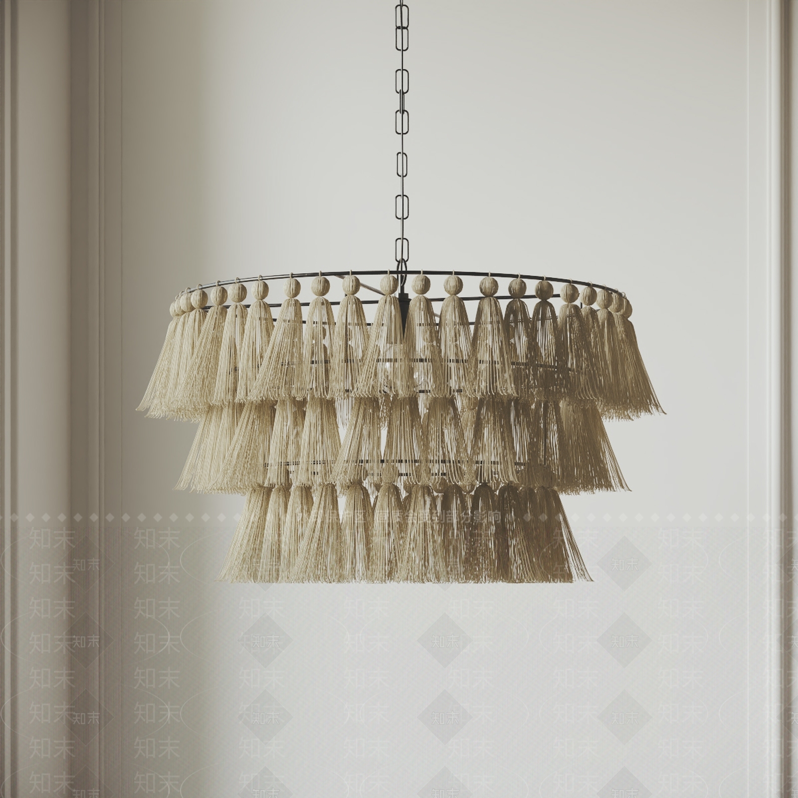 北欧侘寂吊灯3D模型下载【ID:1195694054】