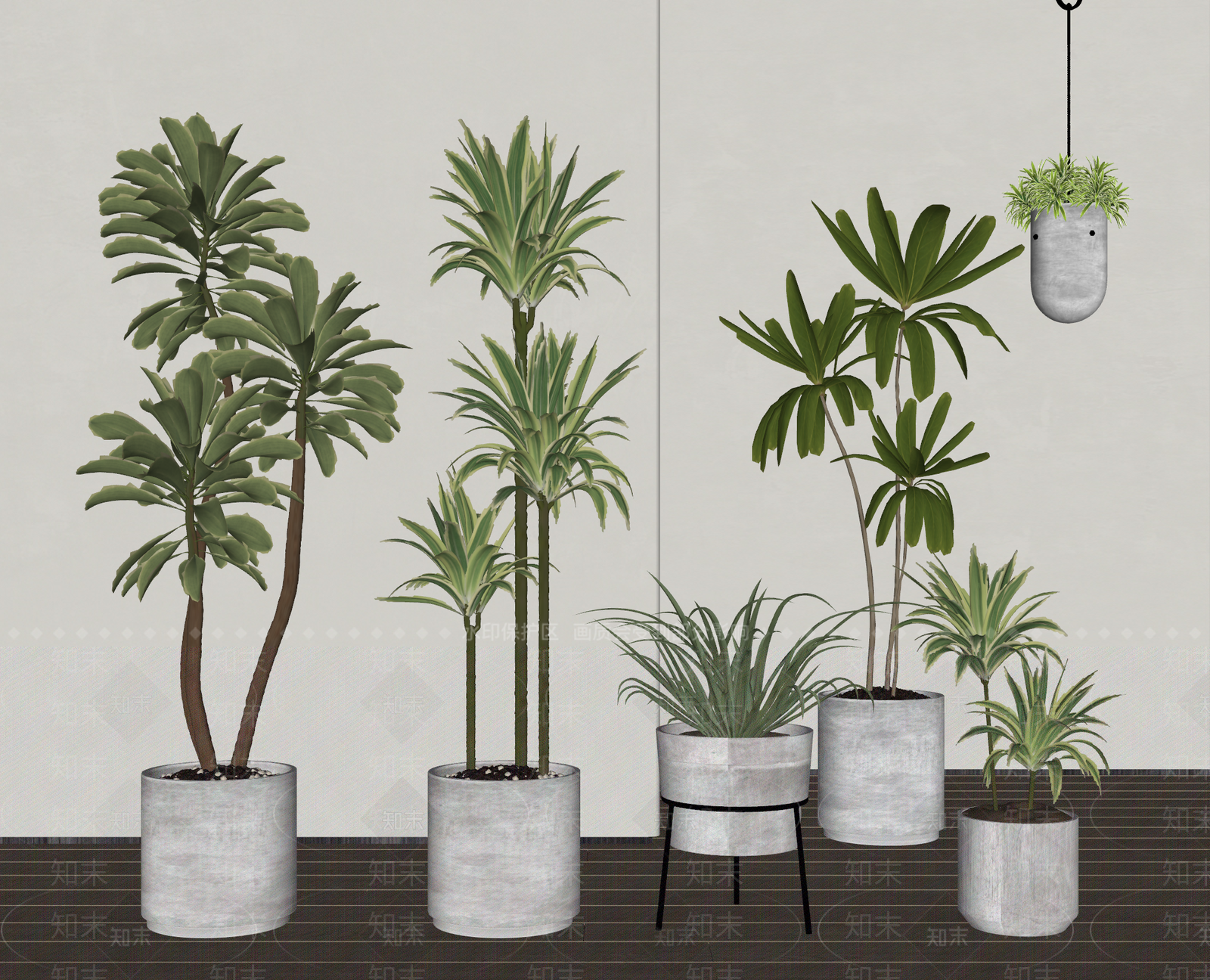 盆栽SU模型下载【ID:1195694332】