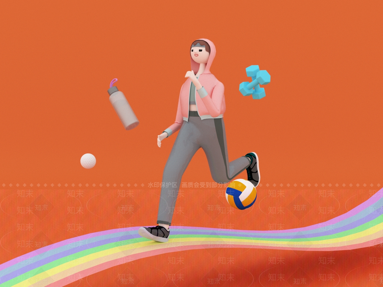虚拟人物3D模型下载【ID:1195696584】