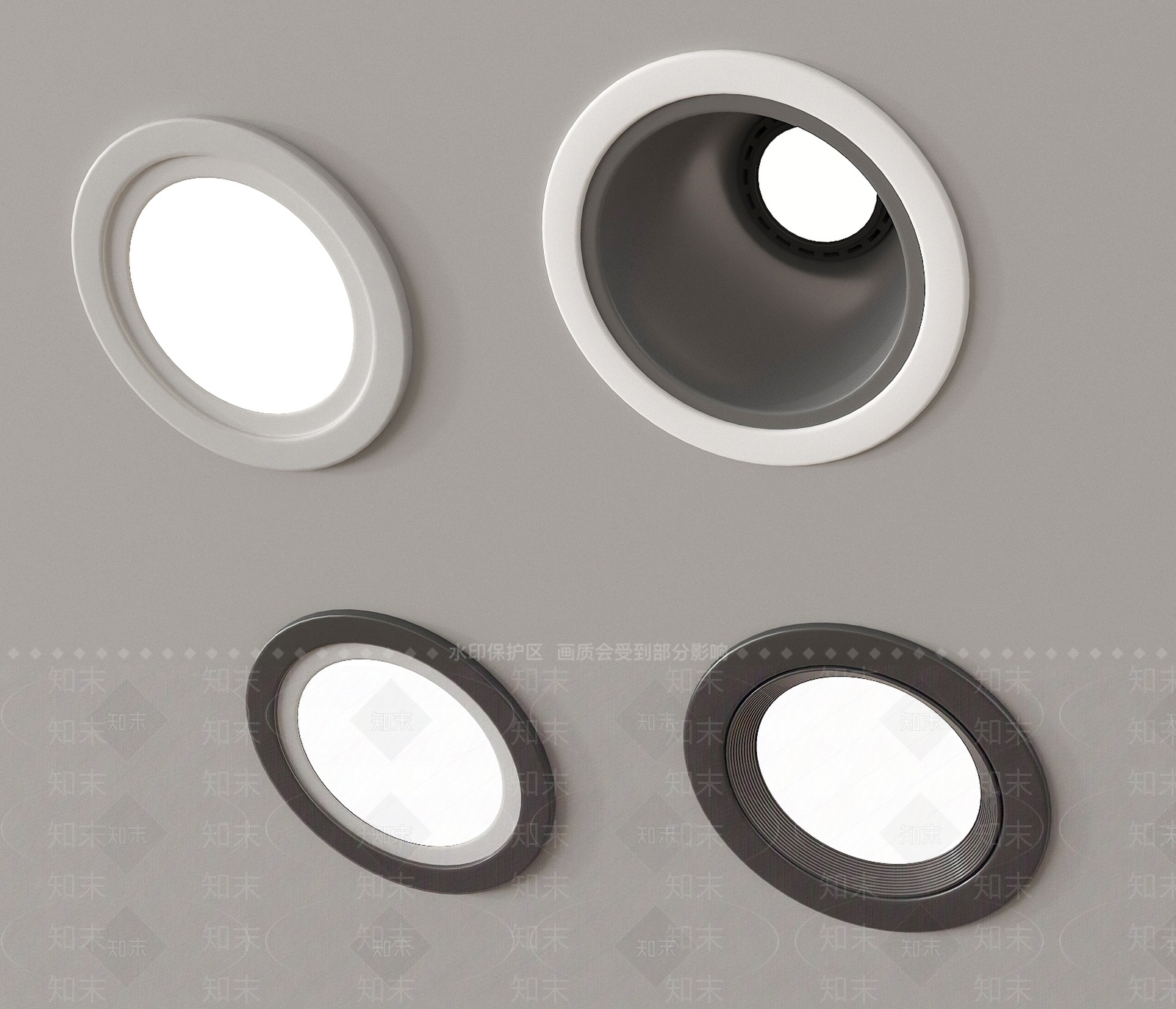 现代射灯3D模型下载【ID:1195708589】