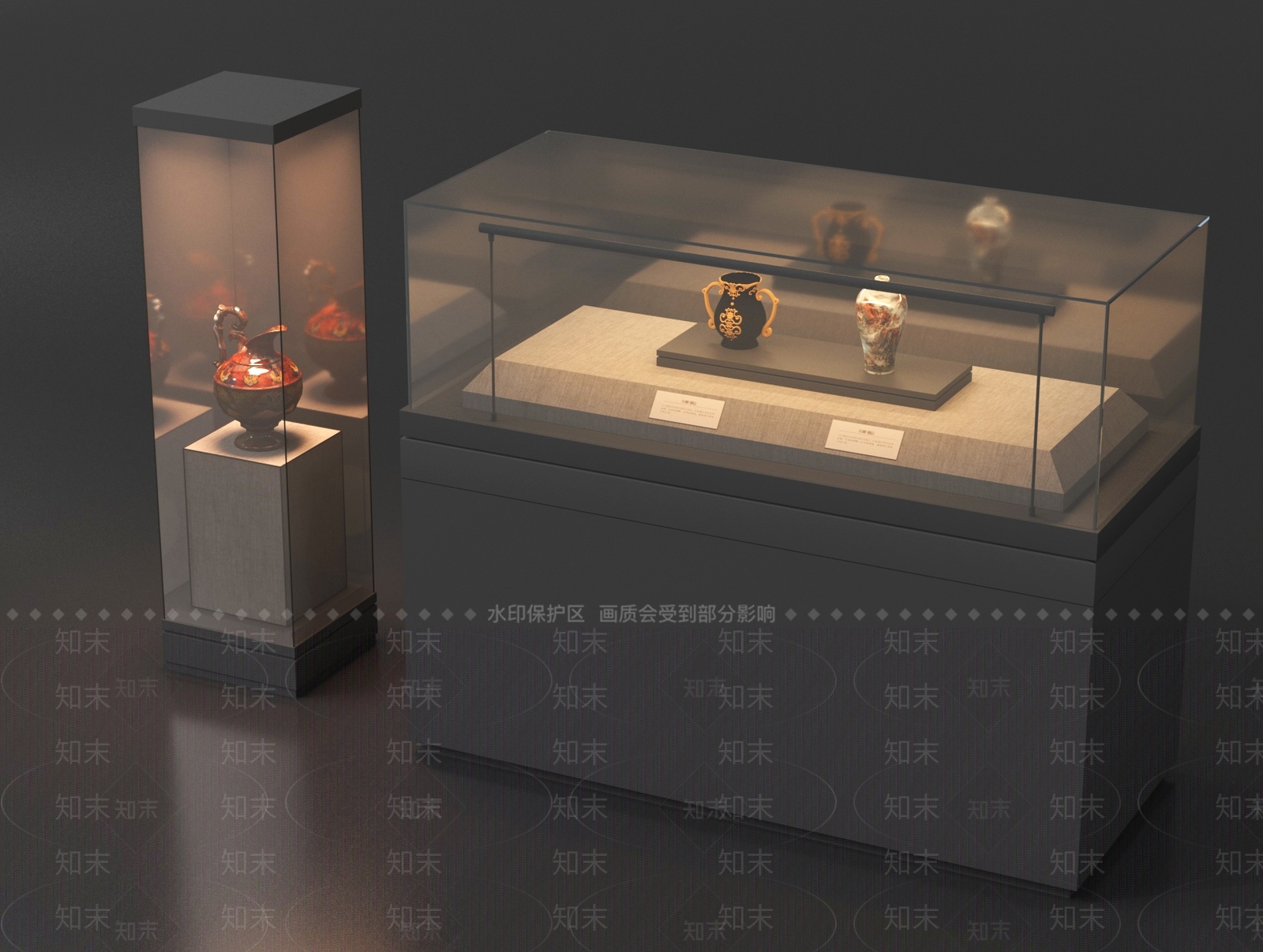 展柜SU模型下载【ID:1195710853】