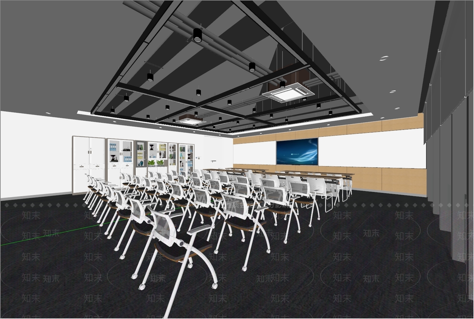 现代会议室SU模型下载【ID:1195714398】