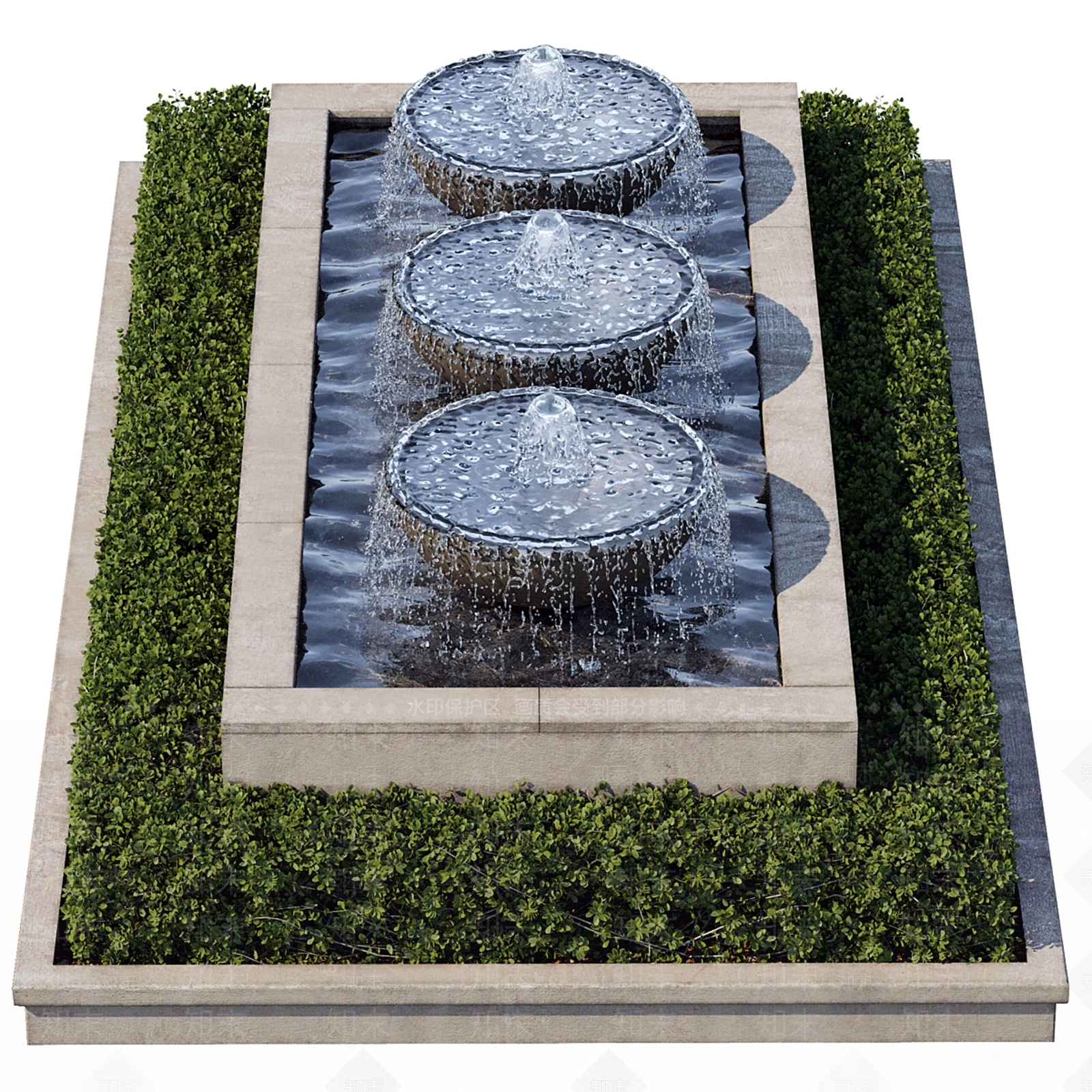 现代其他景观小品3D模型下载【ID:1195720537】