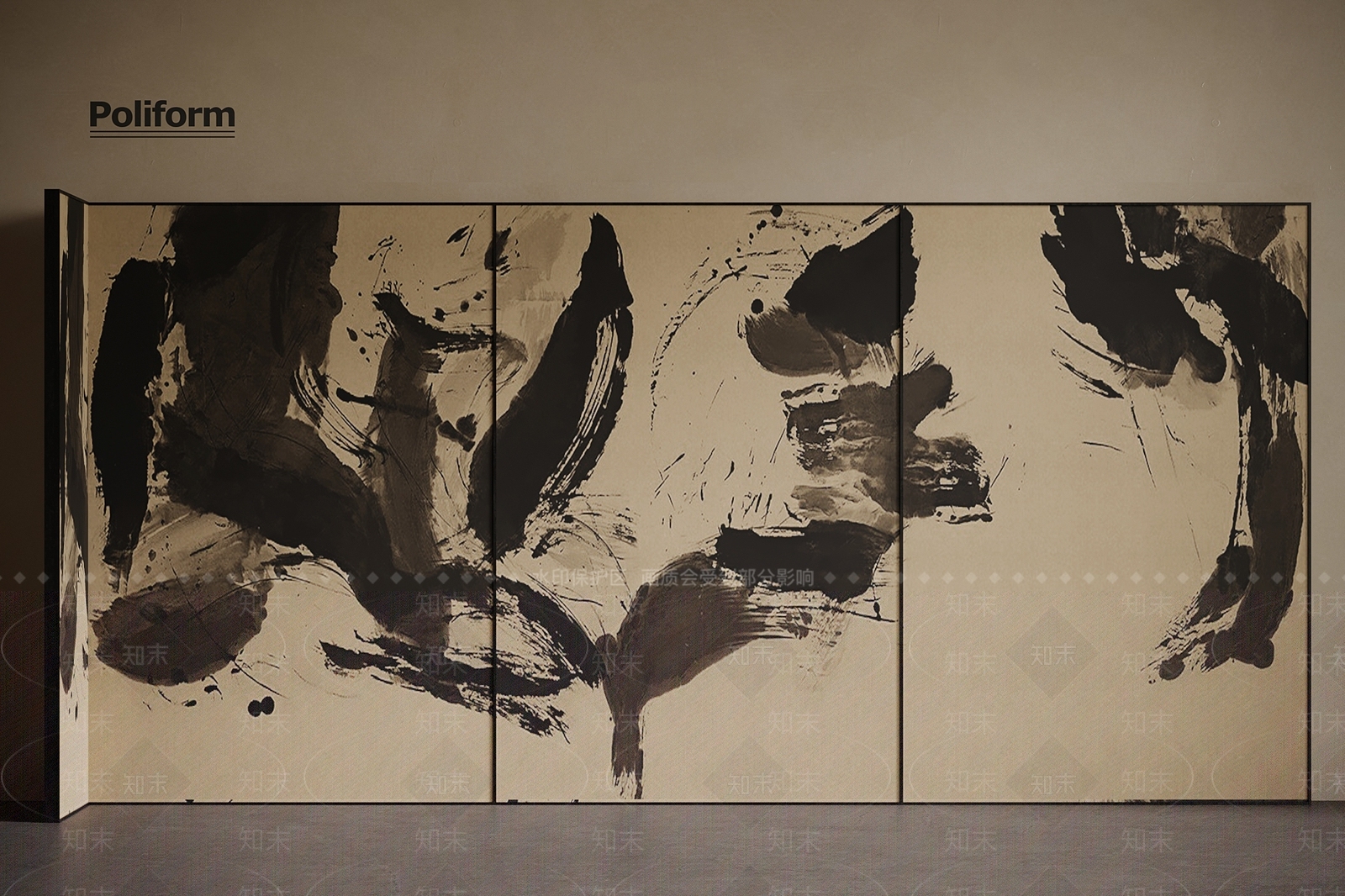 新中式屏风3D模型下载【ID:1195728602】