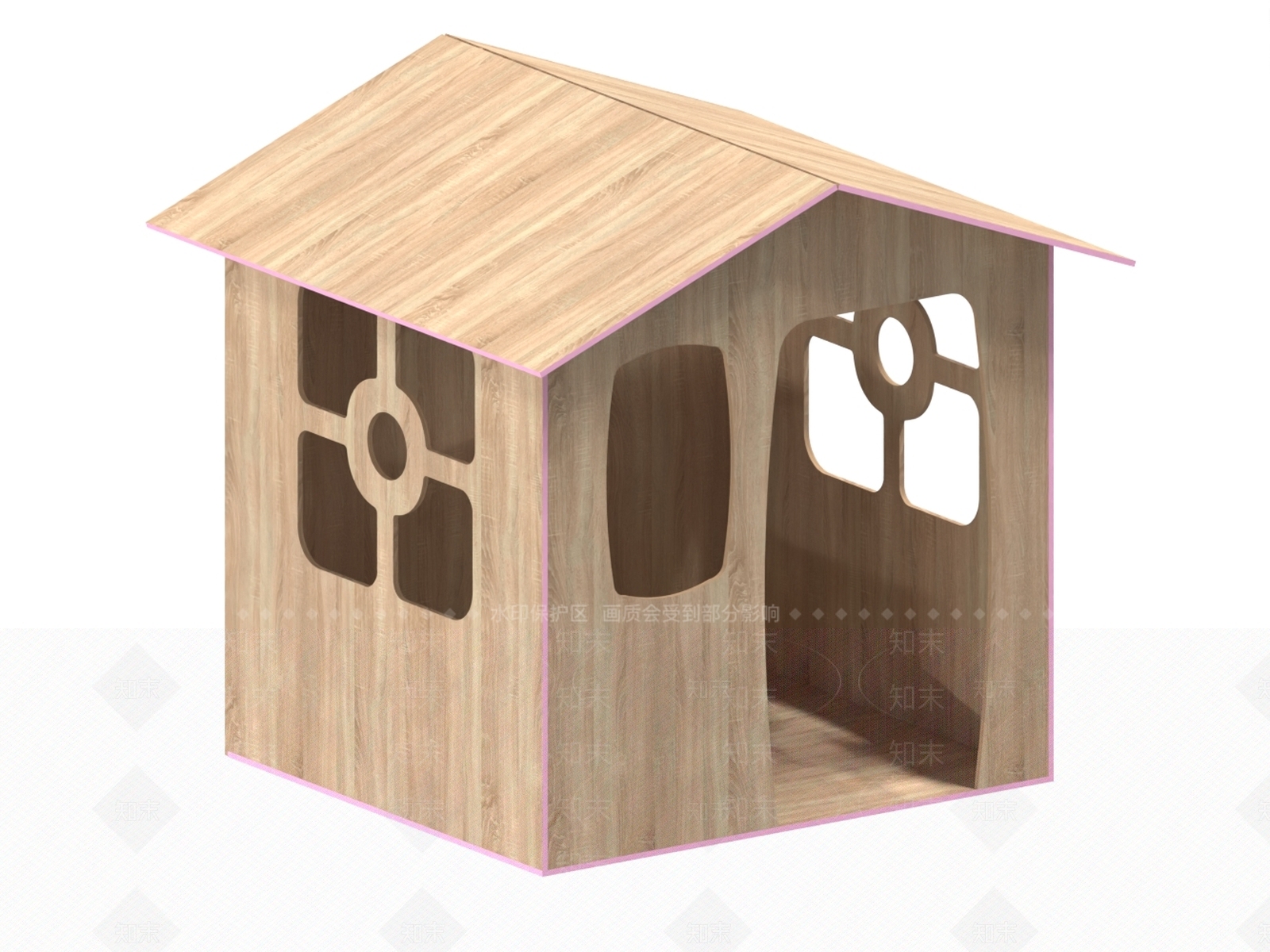现代木屋3D模型下载【ID:1195731717】