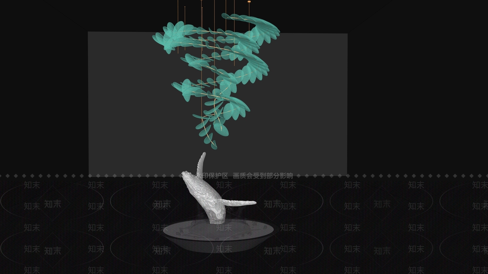 现代极简艺术装置SU模型下载【ID:1195733509】