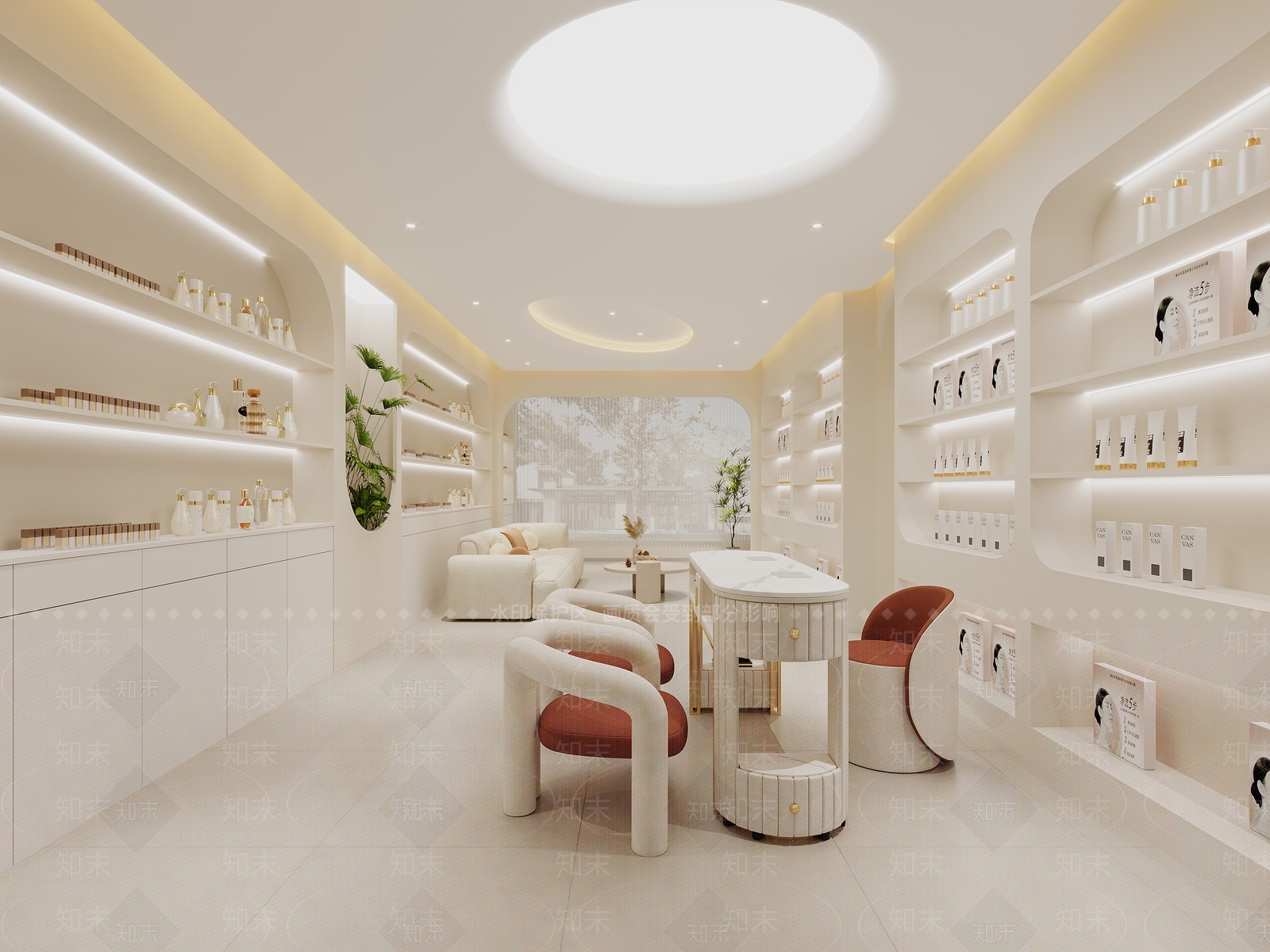 现代美容院3D模型下载【ID:1195734041】