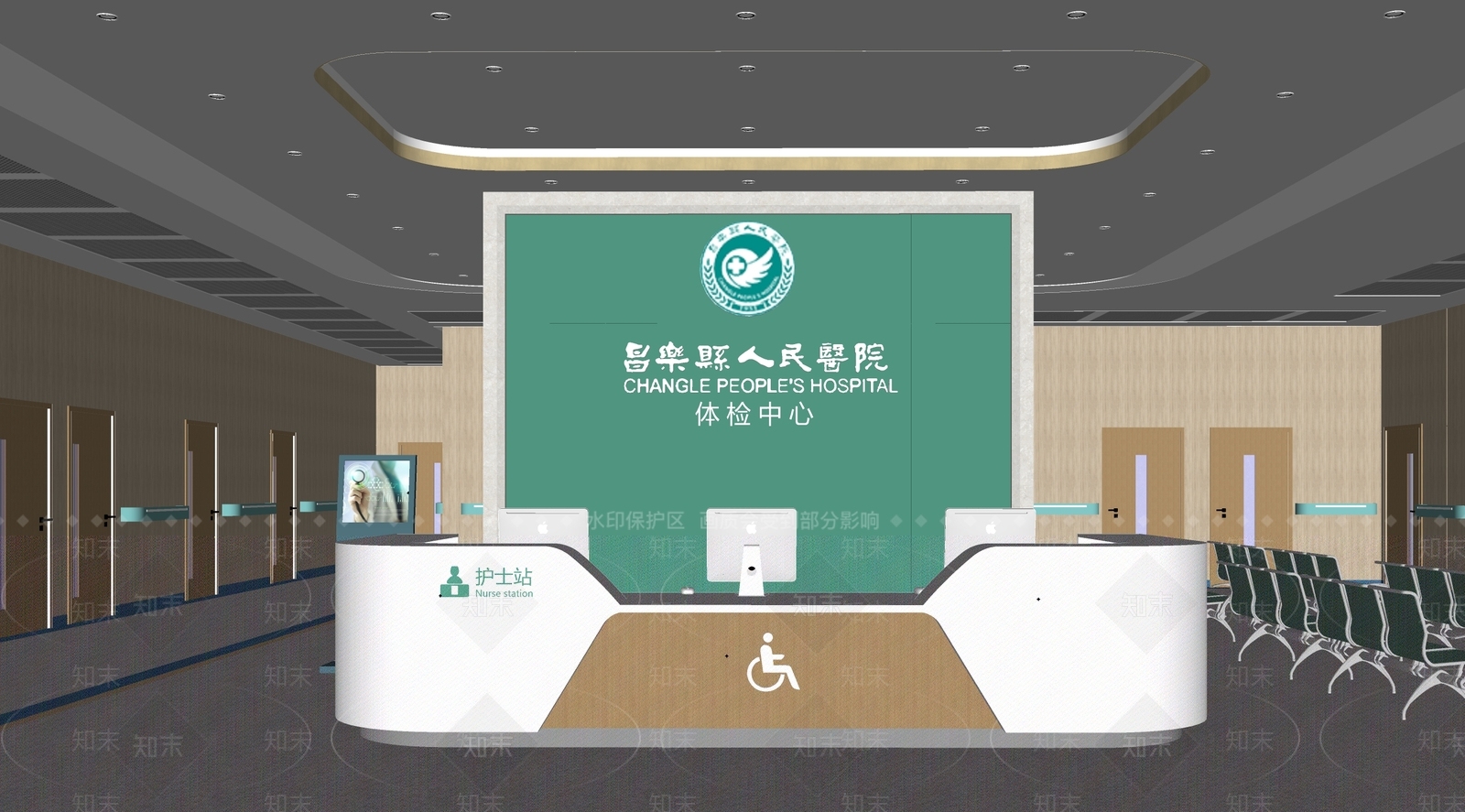 现代简约医院SU模型下载【ID:1195737055】