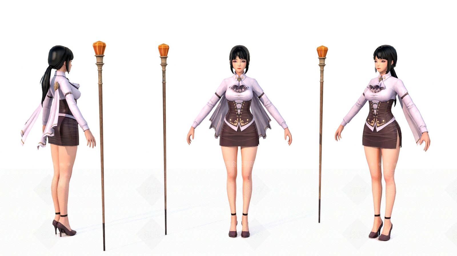 虚拟人物3D模型下载【ID:1195737607】