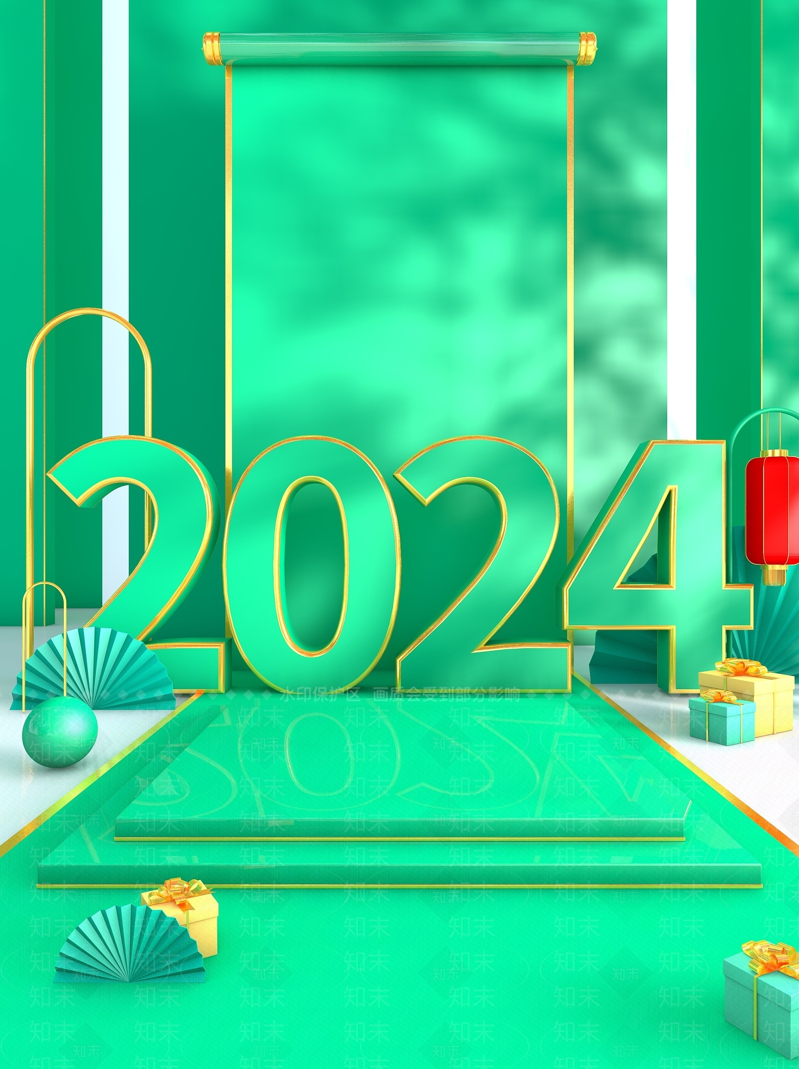 现代2024产品展台3D模型下载【ID:1195746097】