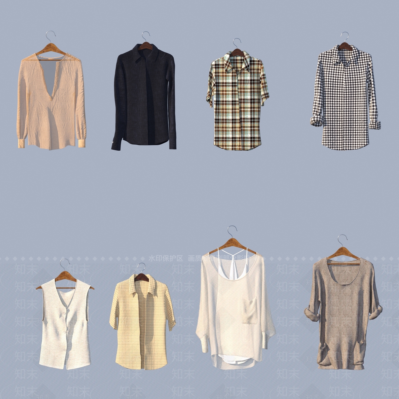 衣服3D模型下载【ID:1195750490】