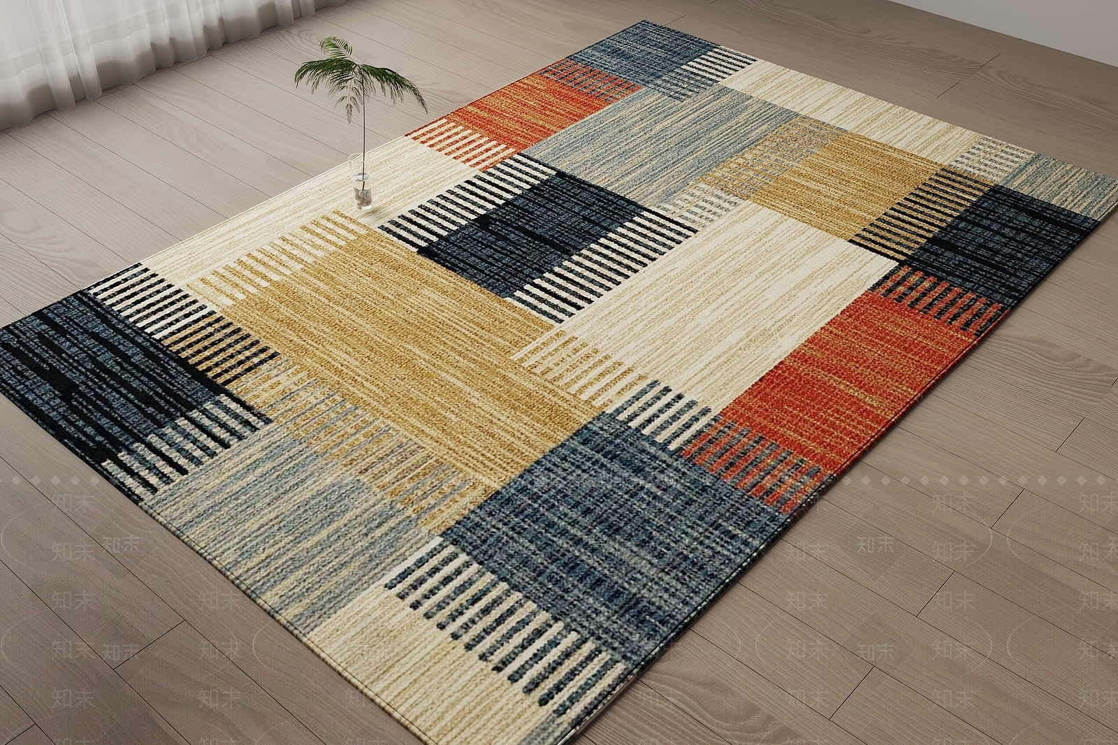 法式中古地毯3D模型下载【ID:1195754187】