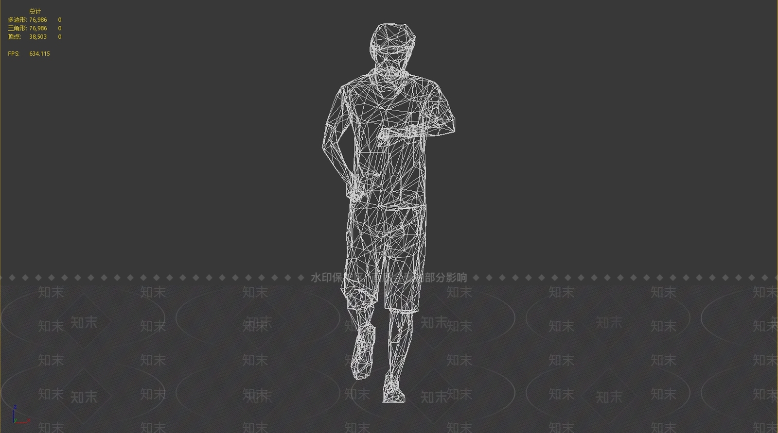 现代健身运动跑步看手表男人3D模型下载【ID:1195756059】