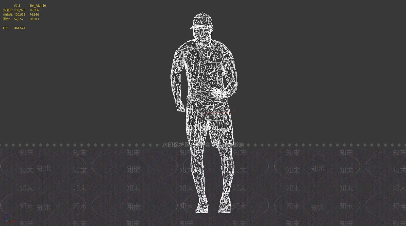现代健身运动大胡子男人3D模型下载【ID:1195756240】