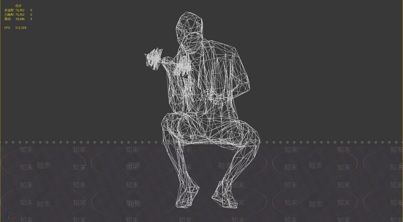 现代健身运动坐姿举哑铃男人3D模型下载【ID:1195756330】