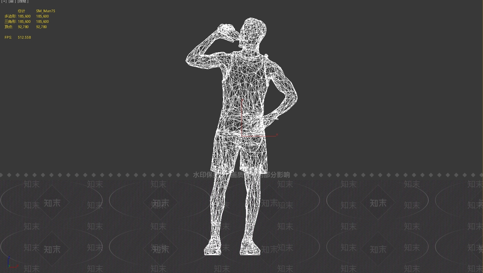 现代健身运动休息喝水男人3D模型下载【ID:1195756387】