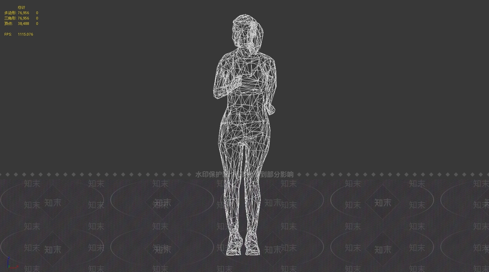现代健身运动女人跑步3D模型下载【ID:1195756712】