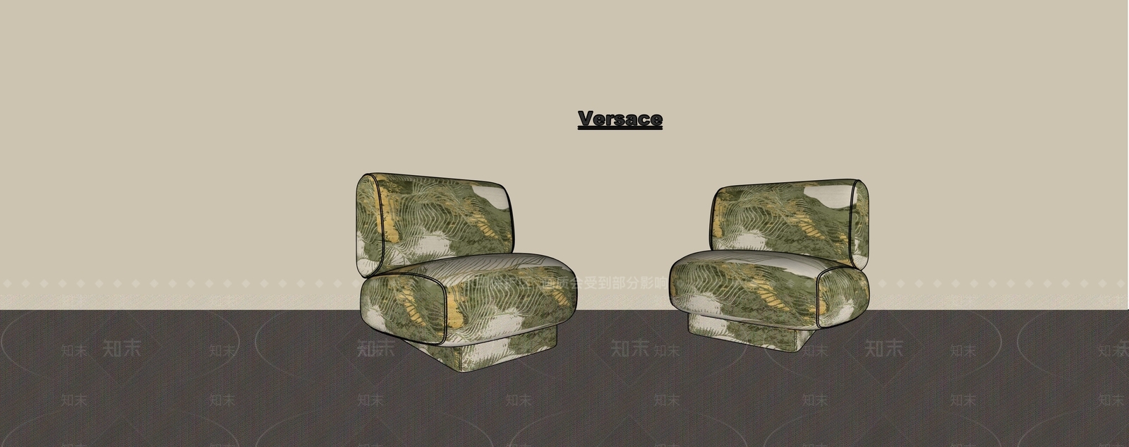 新中式复古休闲椅3D模型下载【ID:1195757443】