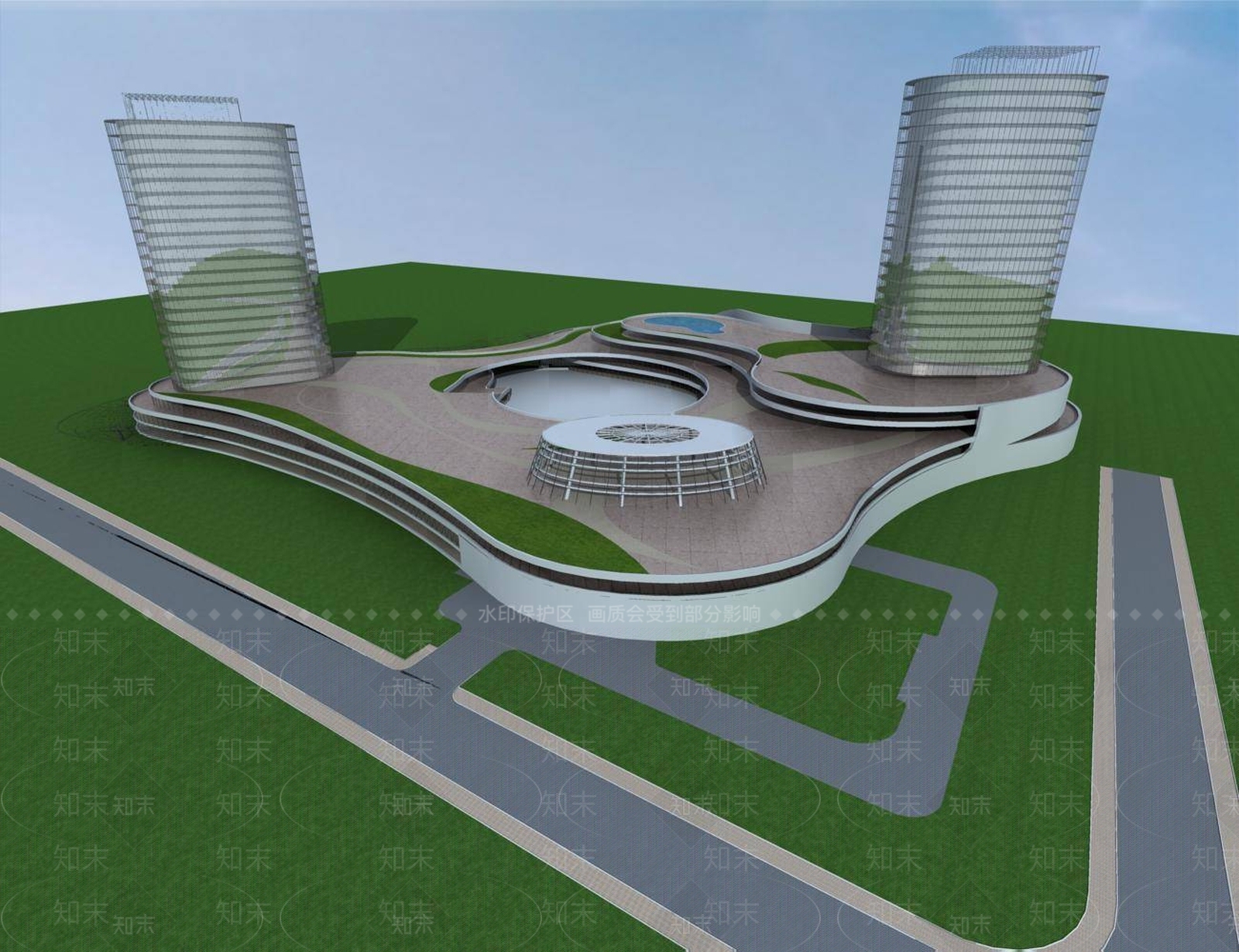 现代其他办公空间3D模型下载【ID:1195758007】