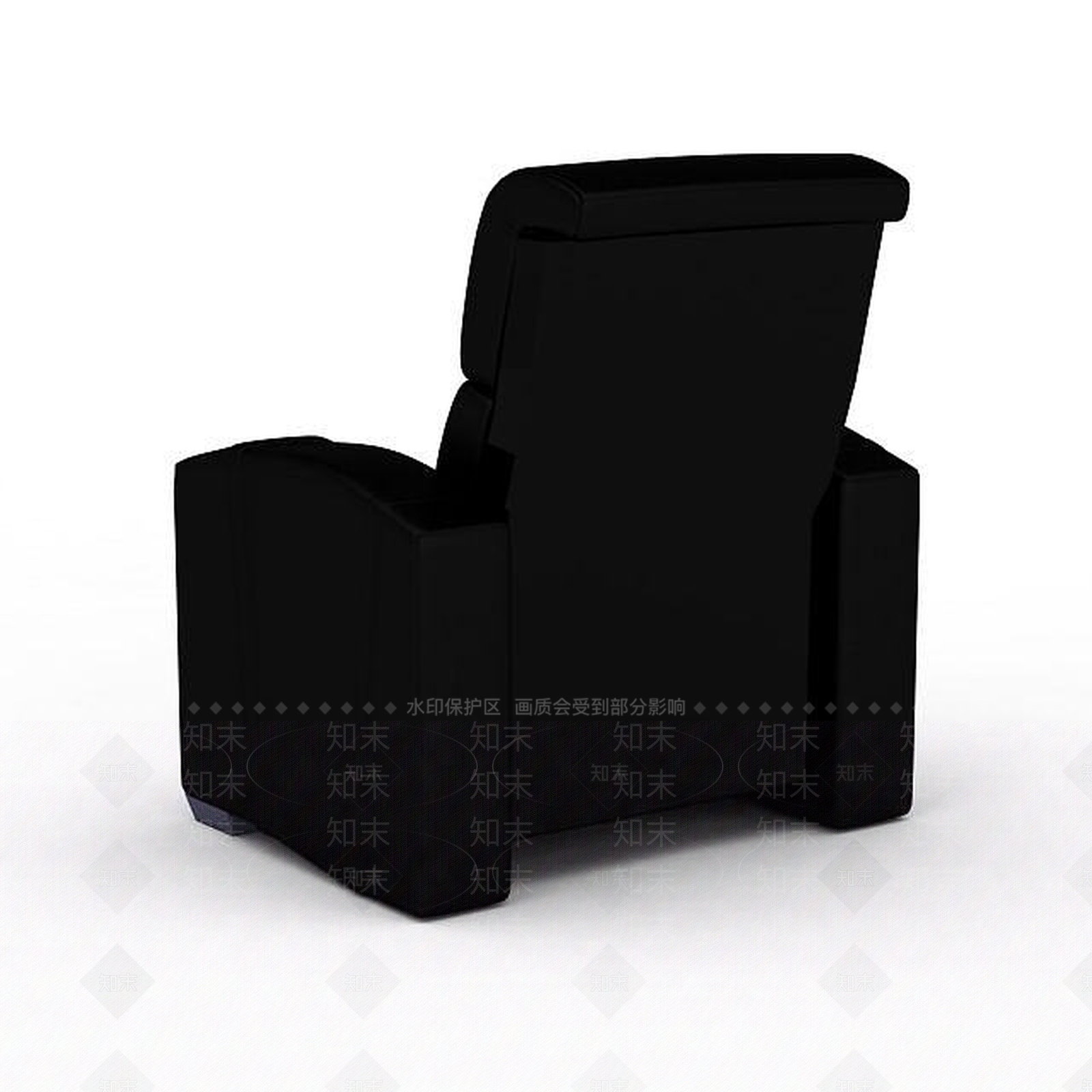 现代单人沙发3D模型下载【ID:1195760583】