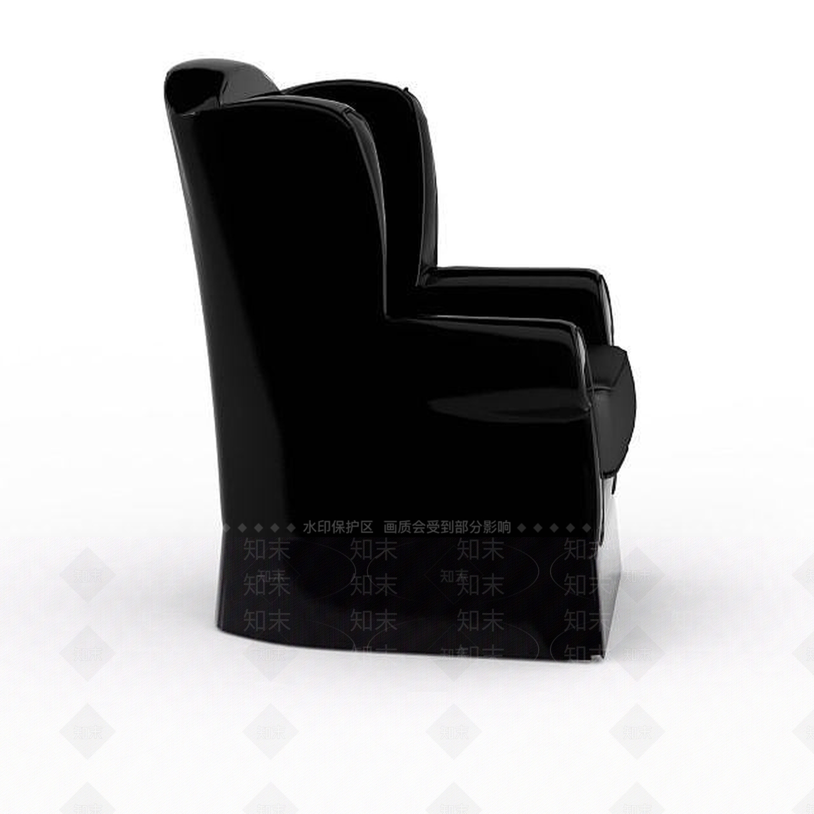 现代单人沙发3D模型下载【ID:1195760933】
