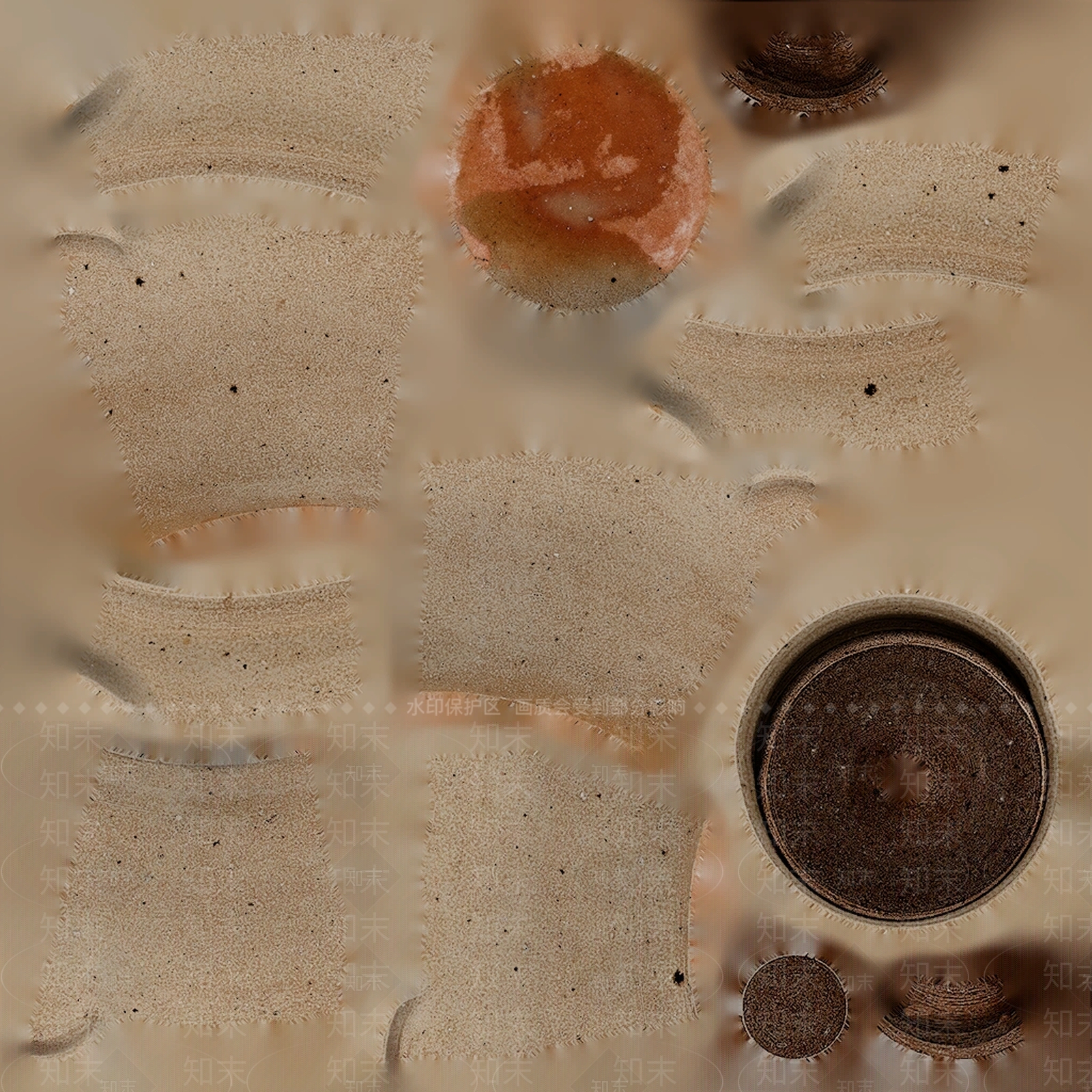 现代文物储藏罐3D模型下载【ID:1195763153】