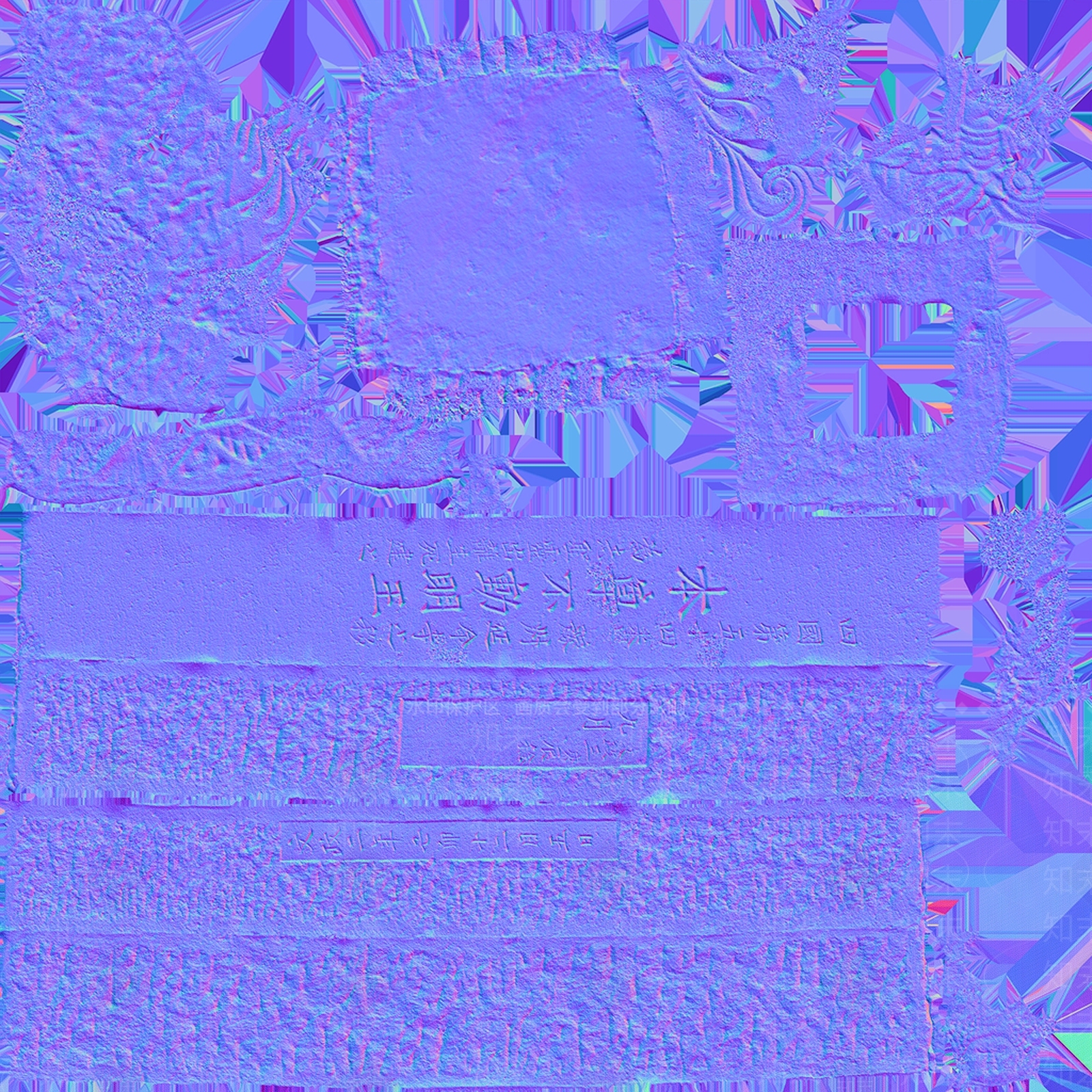 现代雕塑柱子石雕石柱3D模型下载【ID:1195763713】