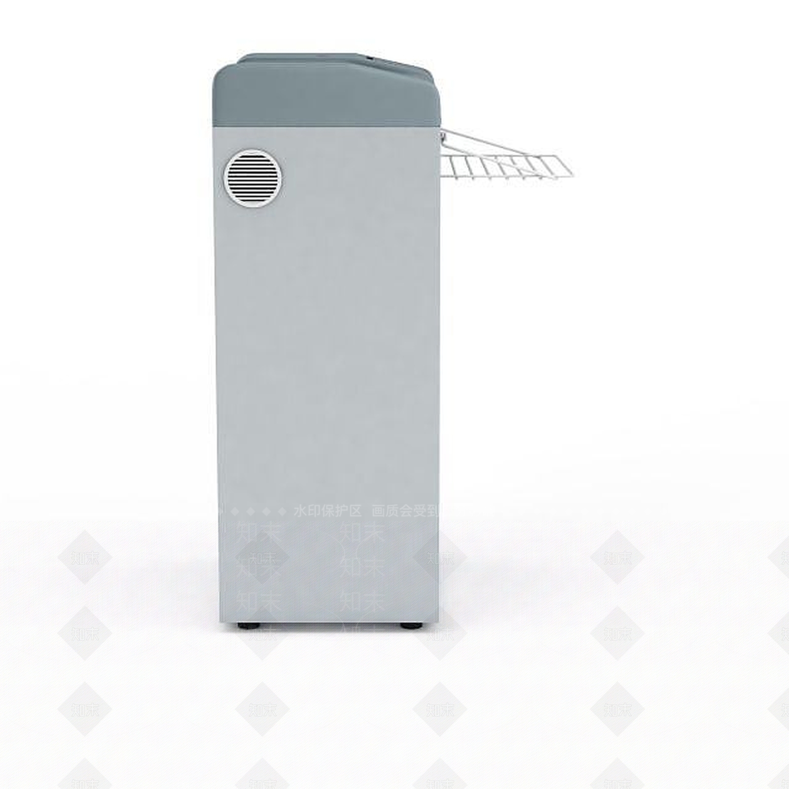 现代白色自动粉碎机3D模型下载【ID:1195764338】
