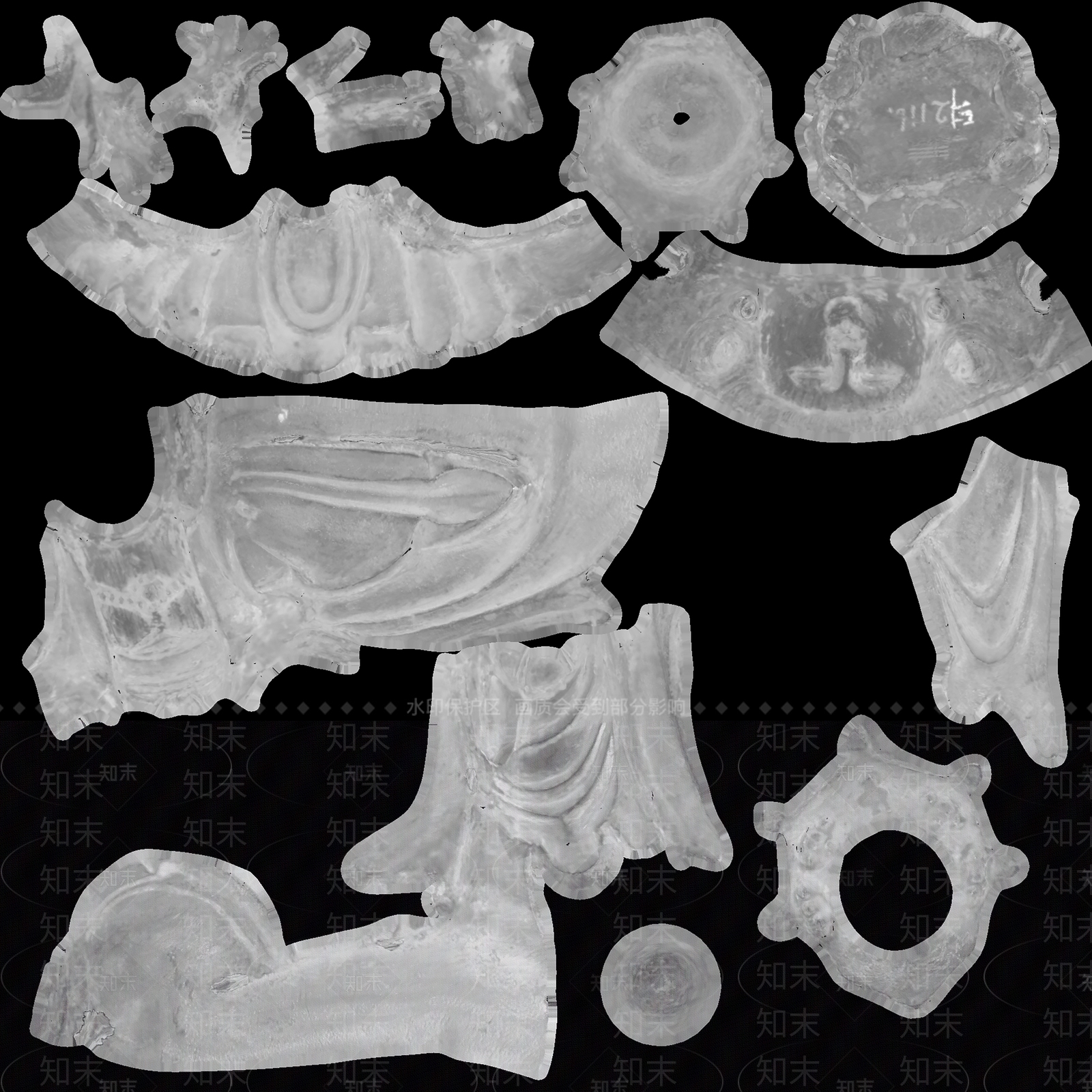 现代旧物文物金身观音像佛像3D模型下载【ID:1195766367】