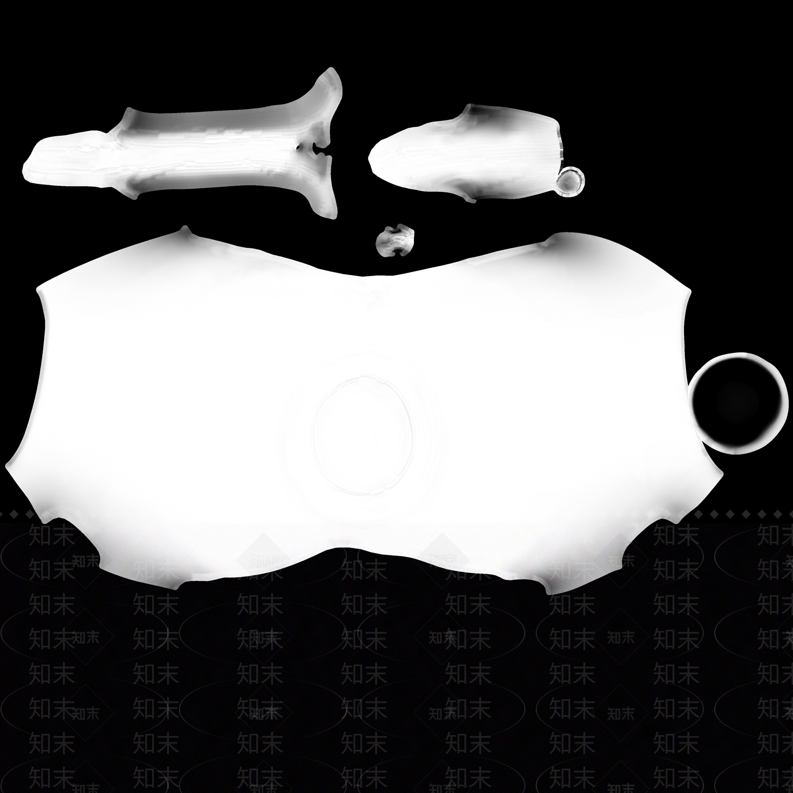 现代文物陶瓷瓷器青釉水壶3D模型下载【ID:1195768694】