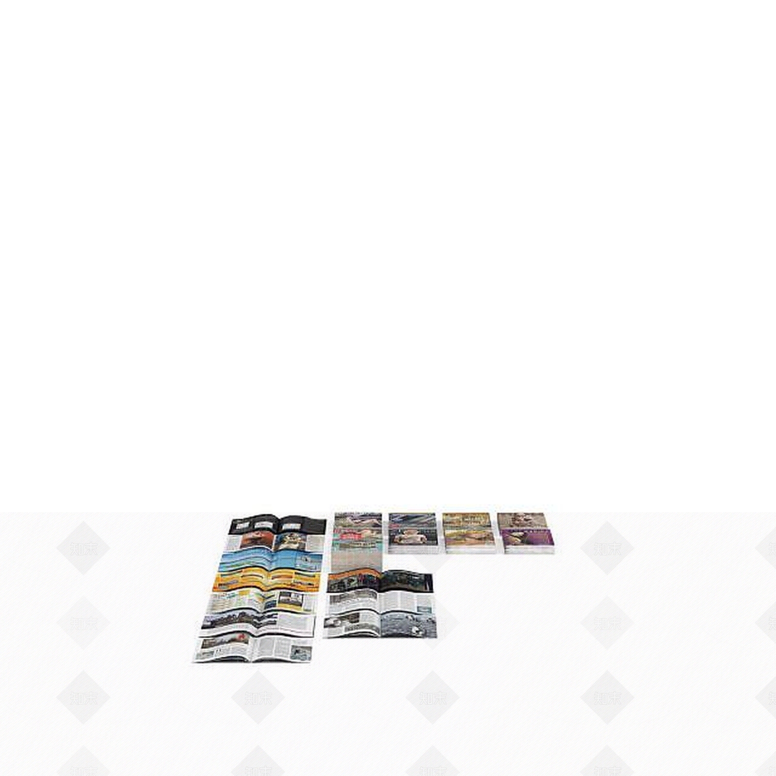 现代休闲彩页杂志3D模型下载【ID:1195769064】