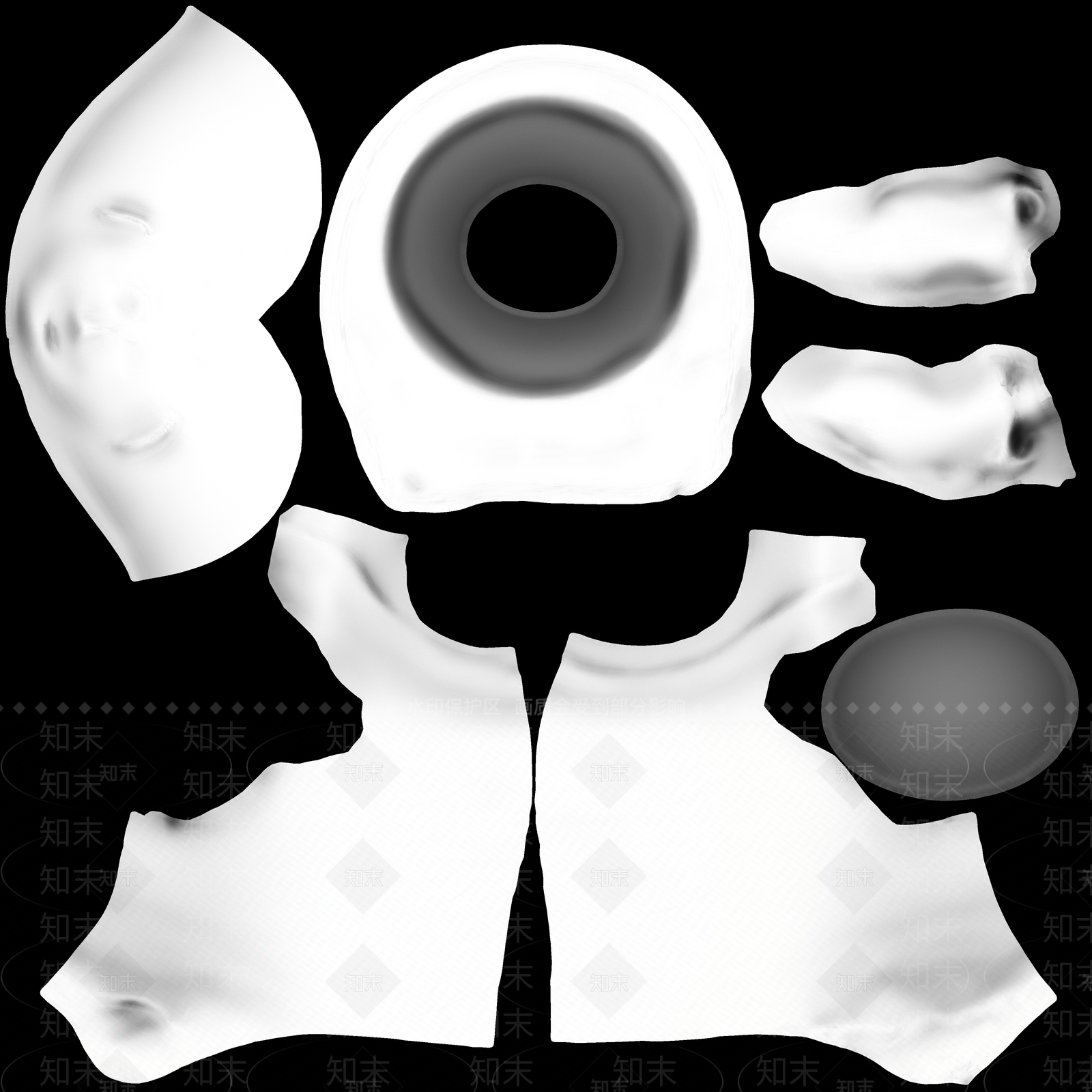 现代文物雕塑雕像3D模型下载【ID:1195770414】
