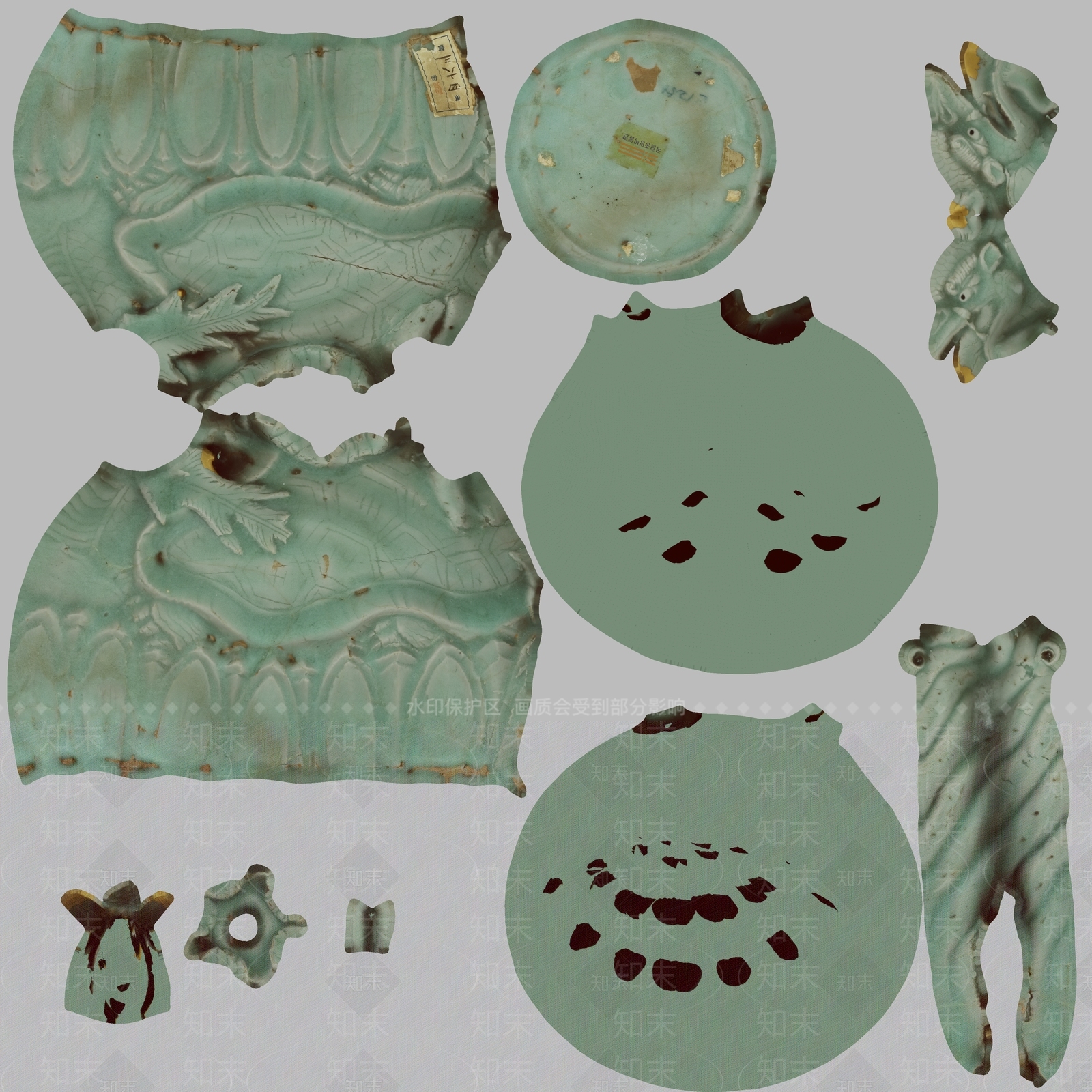 现代文物龙头酒壶茶壶3D模型下载【ID:1195771191】