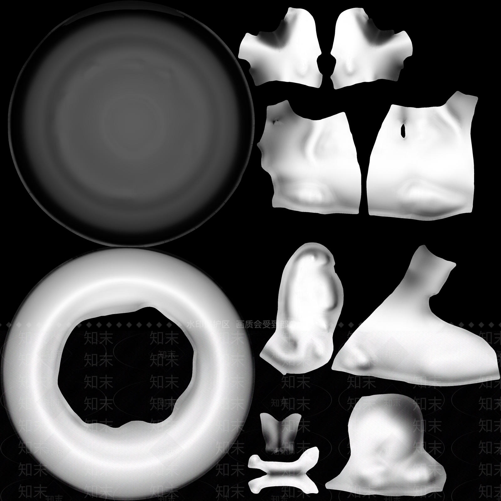 现代文物雕塑青铜器青釉熏炉3D模型下载【ID:1195771217】